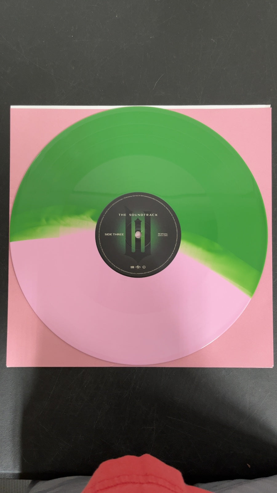 VINYL_2C - Wicked OST LE Etched Green and Pink Splatter Vinyl USED NOT TESTED