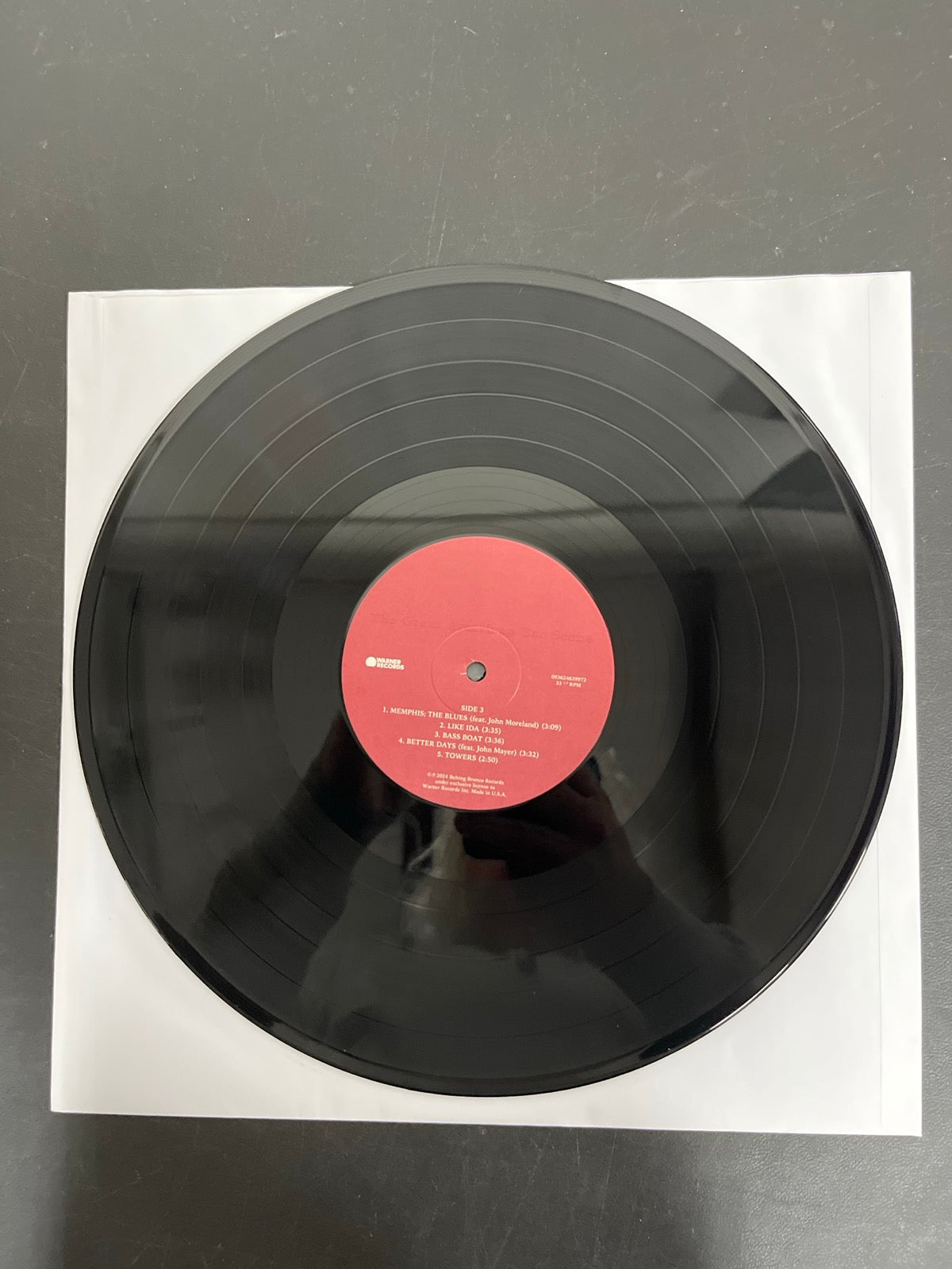VINYL_2C - Zach Bryan - The Great America ... Target Exclusive Etched Vinyl USED NOT TESTED