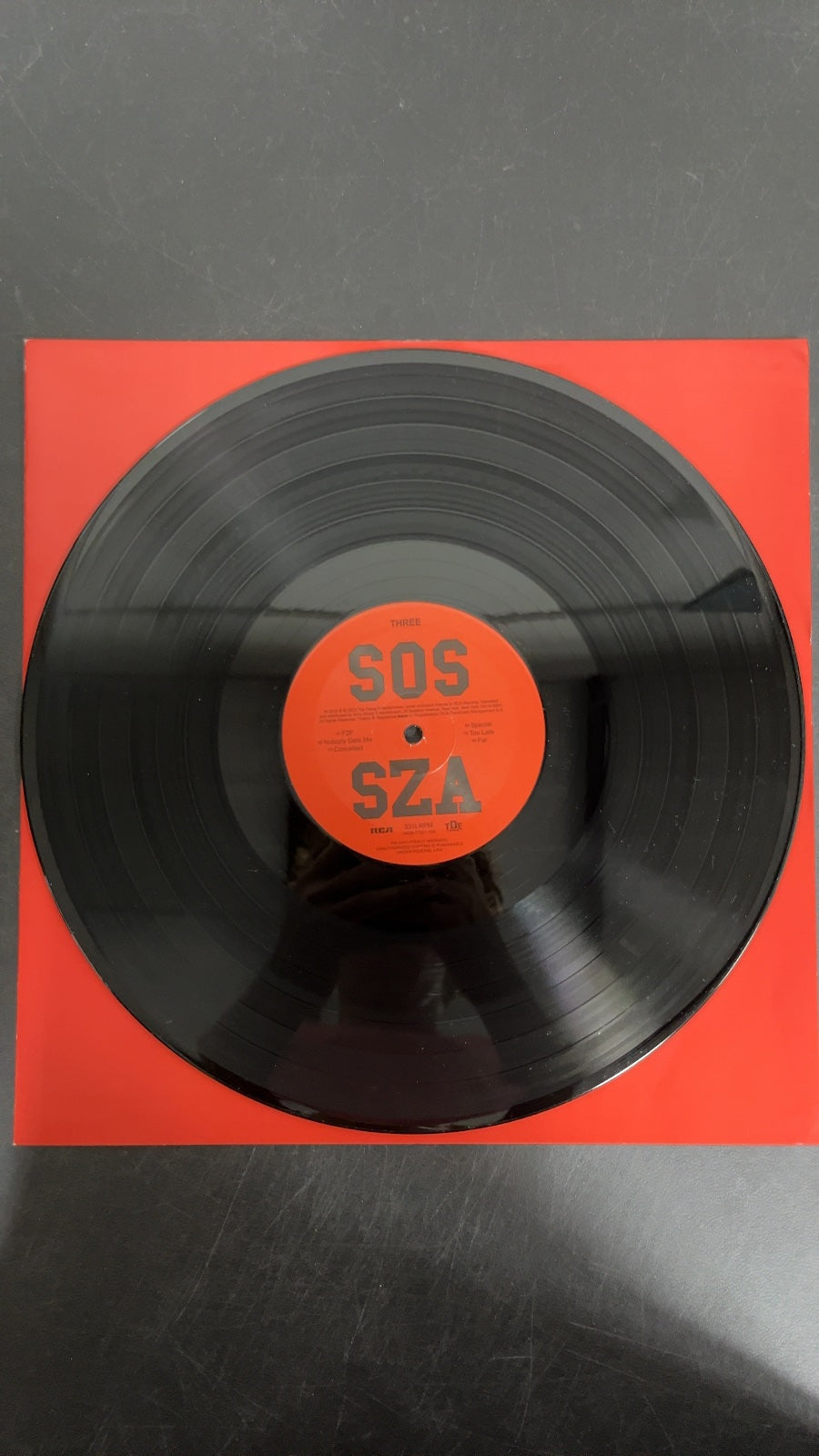VINYL_2C - SZA - SOS LE Vinyl USED NOT TESTED