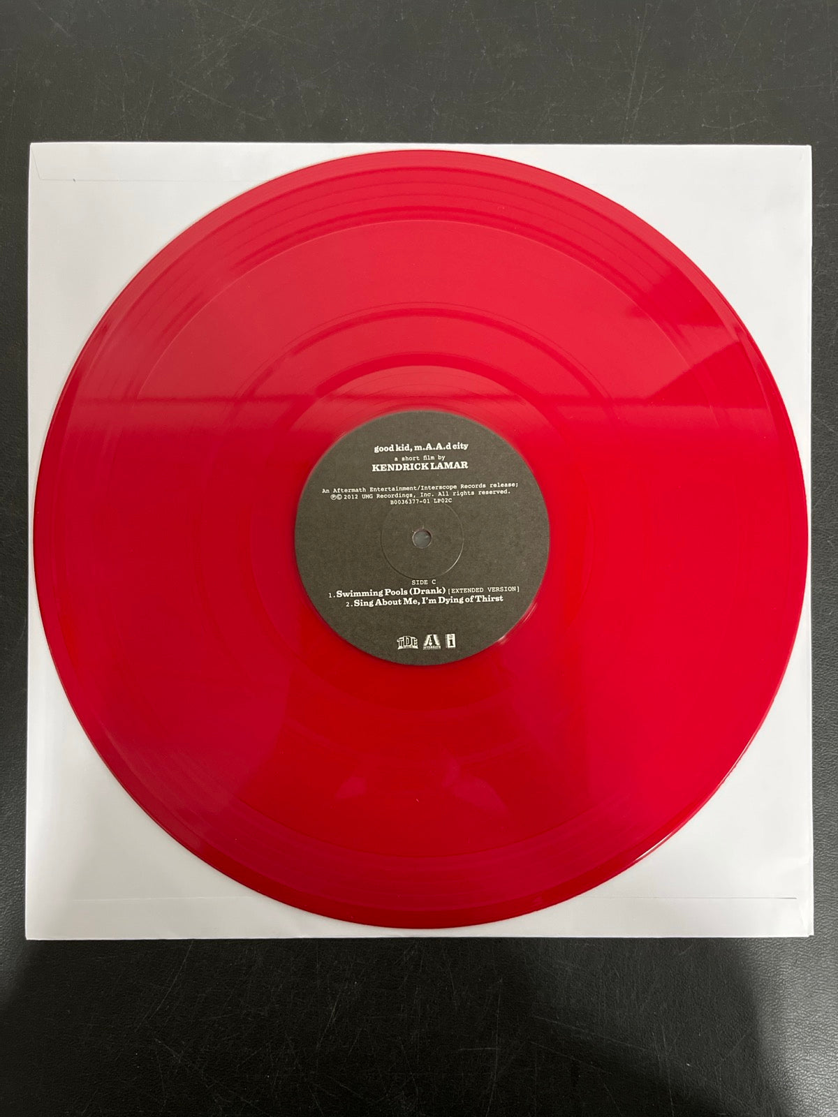 VINYL_2C - Kendrick Lamar - good kid, m.A.A.d city LE Red Vinyl USED NOT TESTED