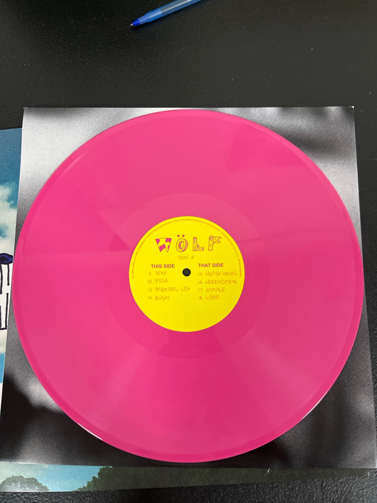 VINYL_2C - Tyler, The Creator - Wolf LE Pink Vinyl USED NOT TESTED