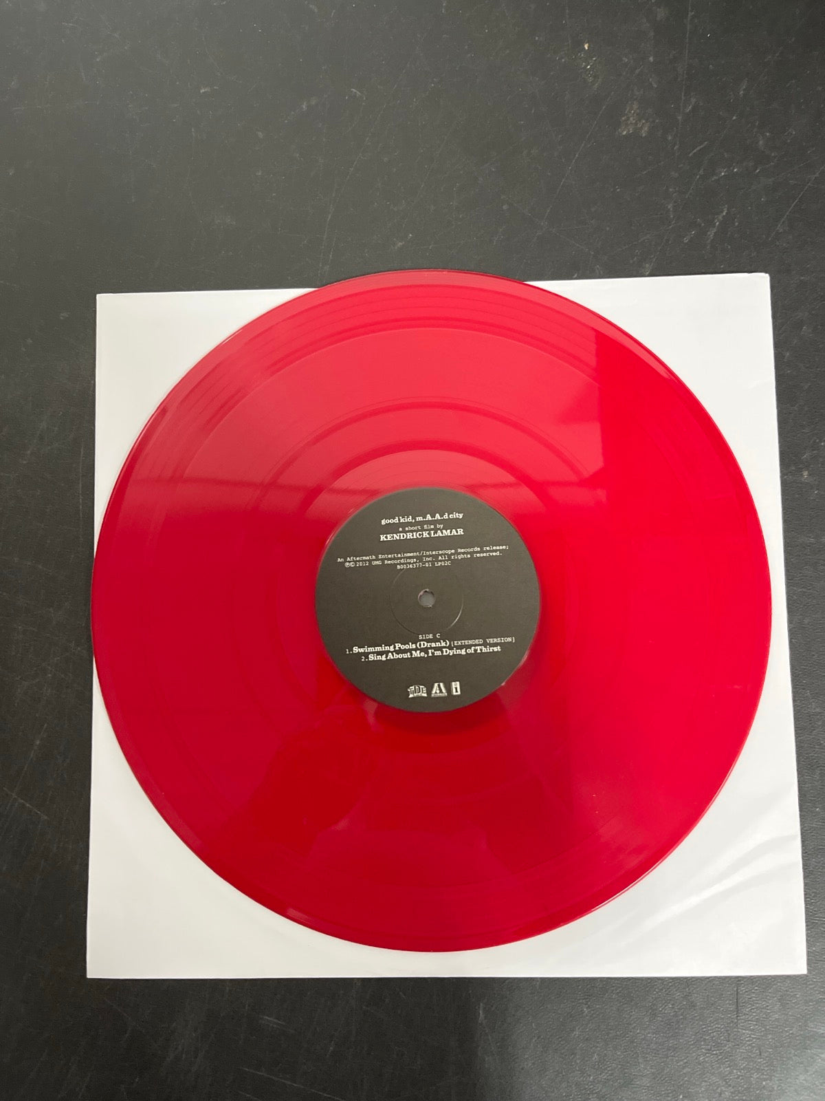 VINYL_2C - Kendrick Lamar - good kid, m.A.A.d city LE Red Vinyl USED NOT TESTED