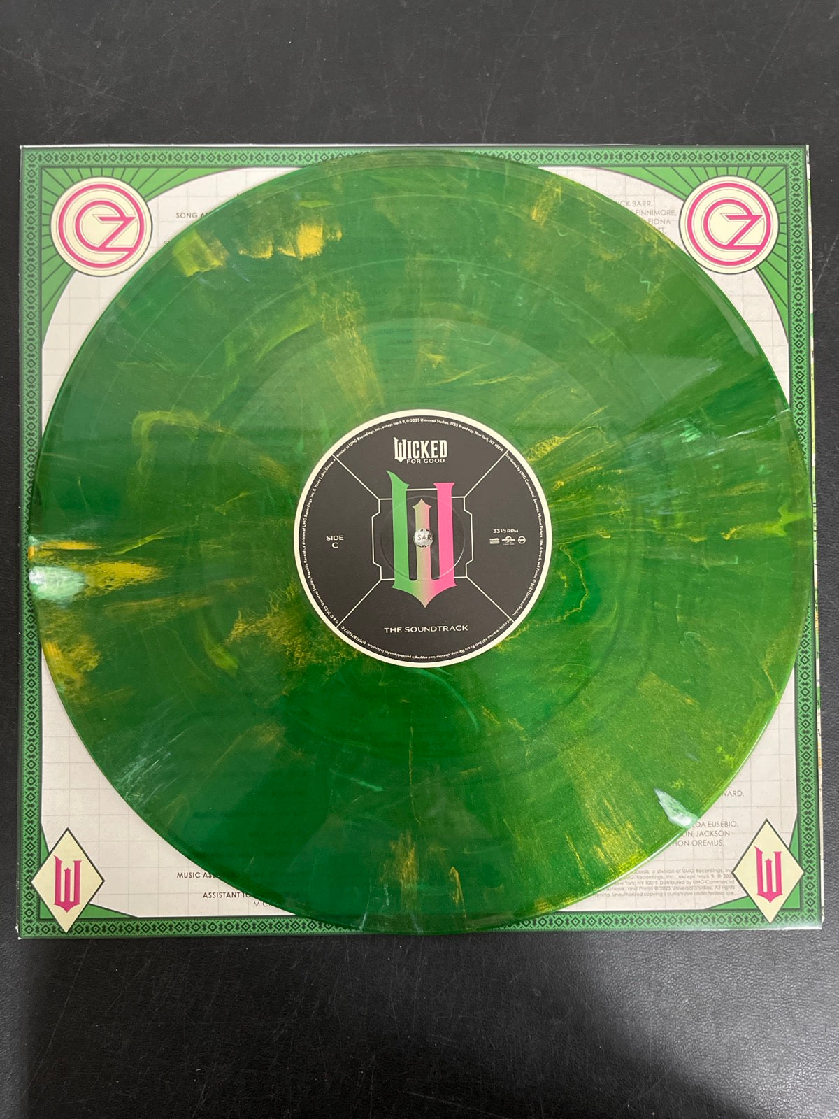 VINYL_2C - Wicked: For Good OST LE Pink / Green Vinyl USED NOT TESTED