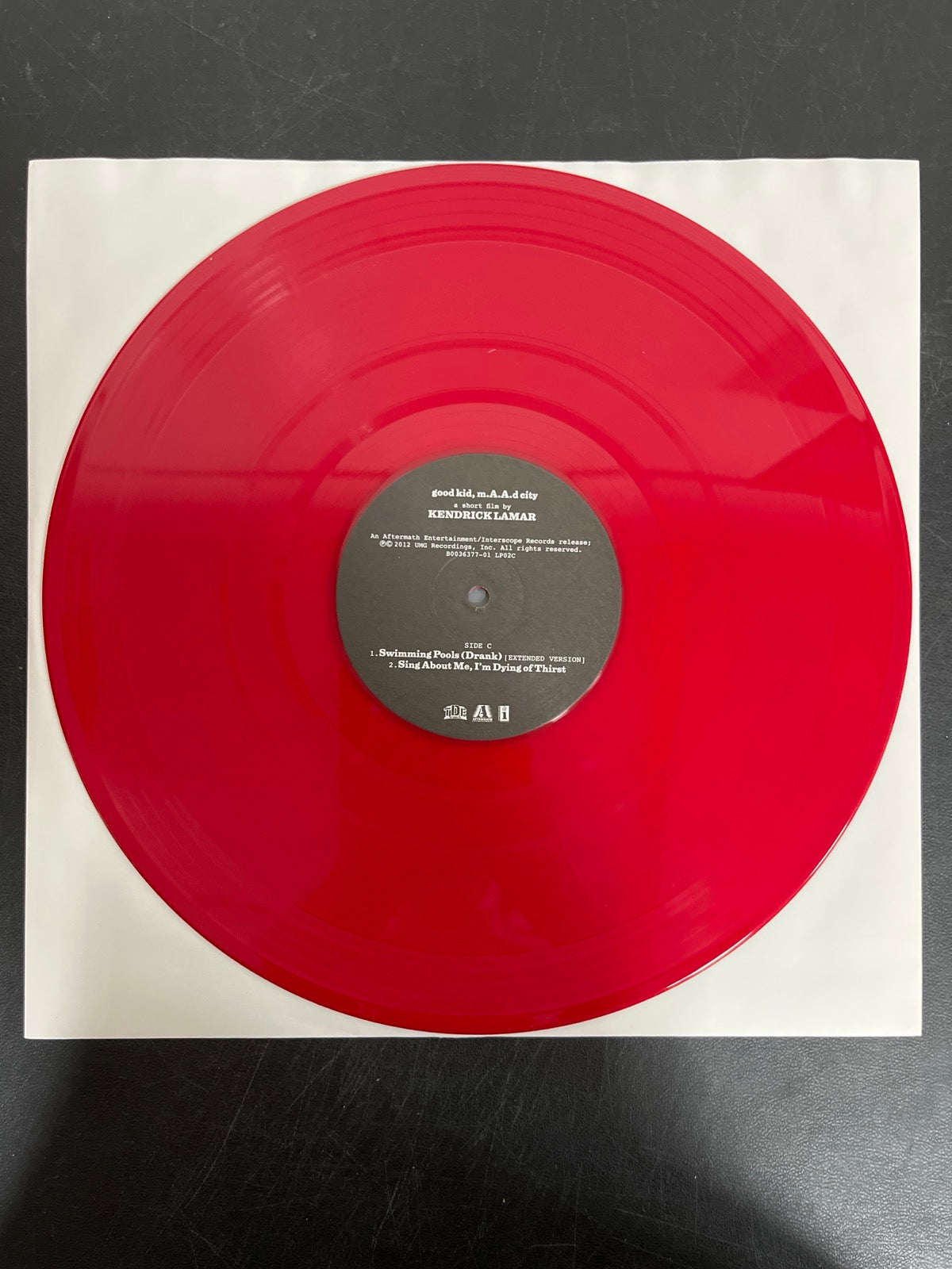 VINYL_2C - Kendrick Lamar - good kid, m.A.A.d city LE Red Vinyl USED NOT TESTED