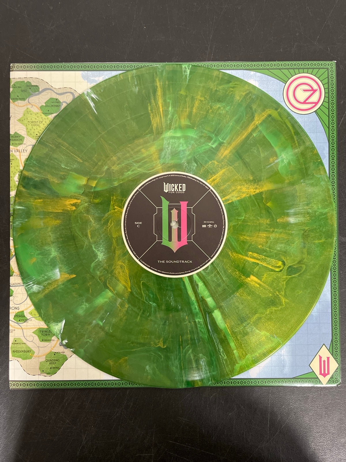VINYL_2C - Wicked: For Good OST LE Pink / Green Vinyl USED NOT TESTED