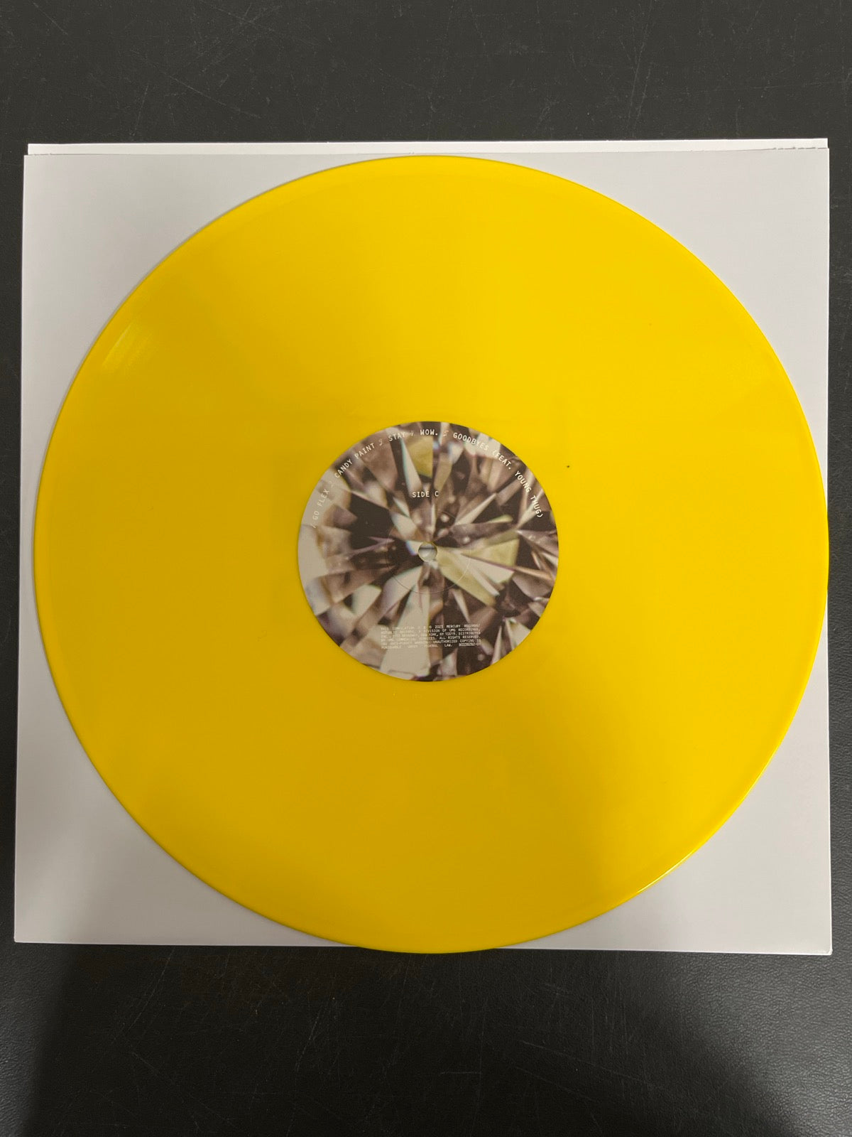 VINYL_2C - Post Malone - The Diamond Collection LE Yellow Vinyl USED NOT TESTED