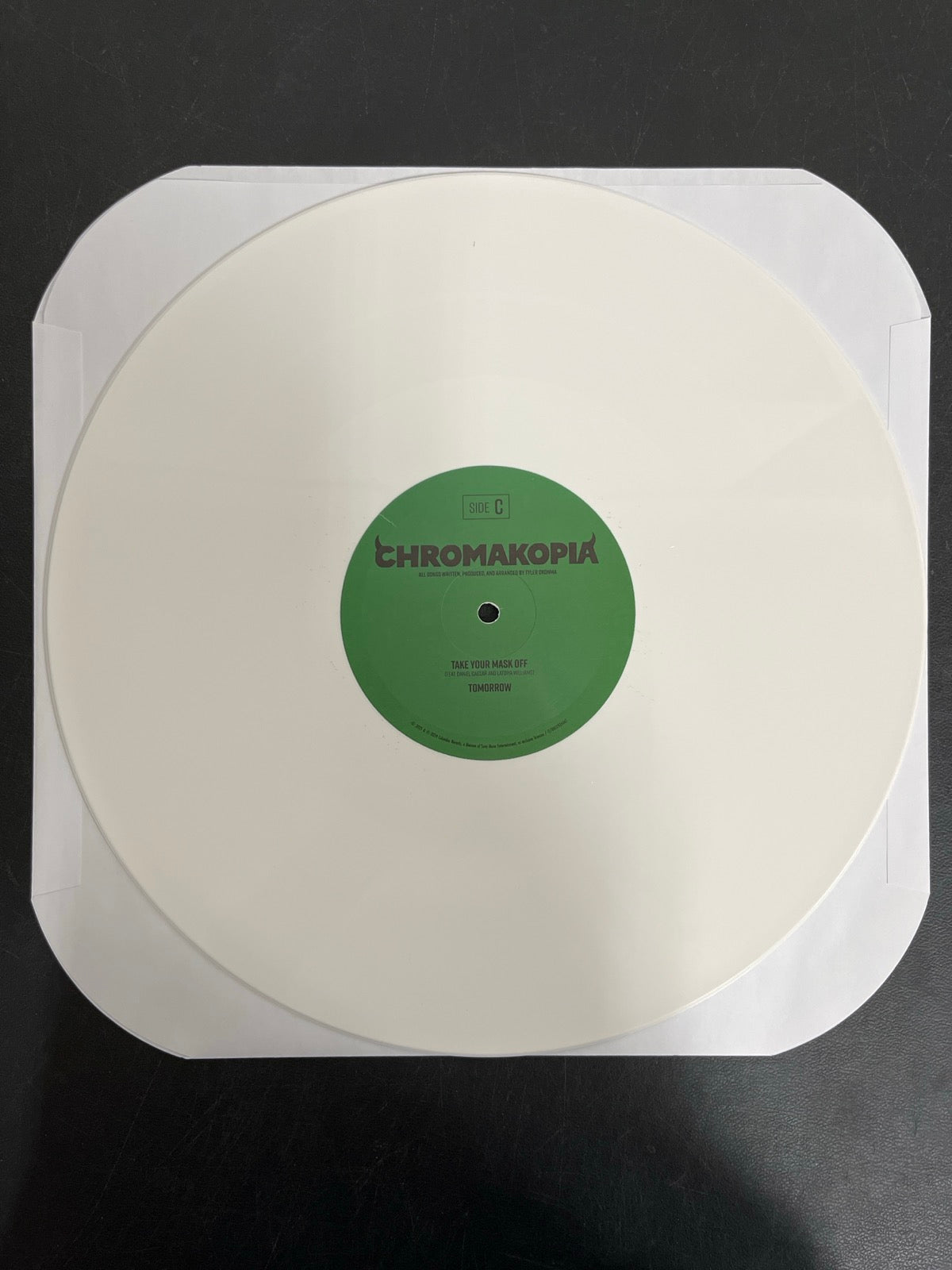 VINYL_2C - Tyler, the Creator - Chromakopia 180gm Deluxe Opaque White Vinyl USED NOT TESTED