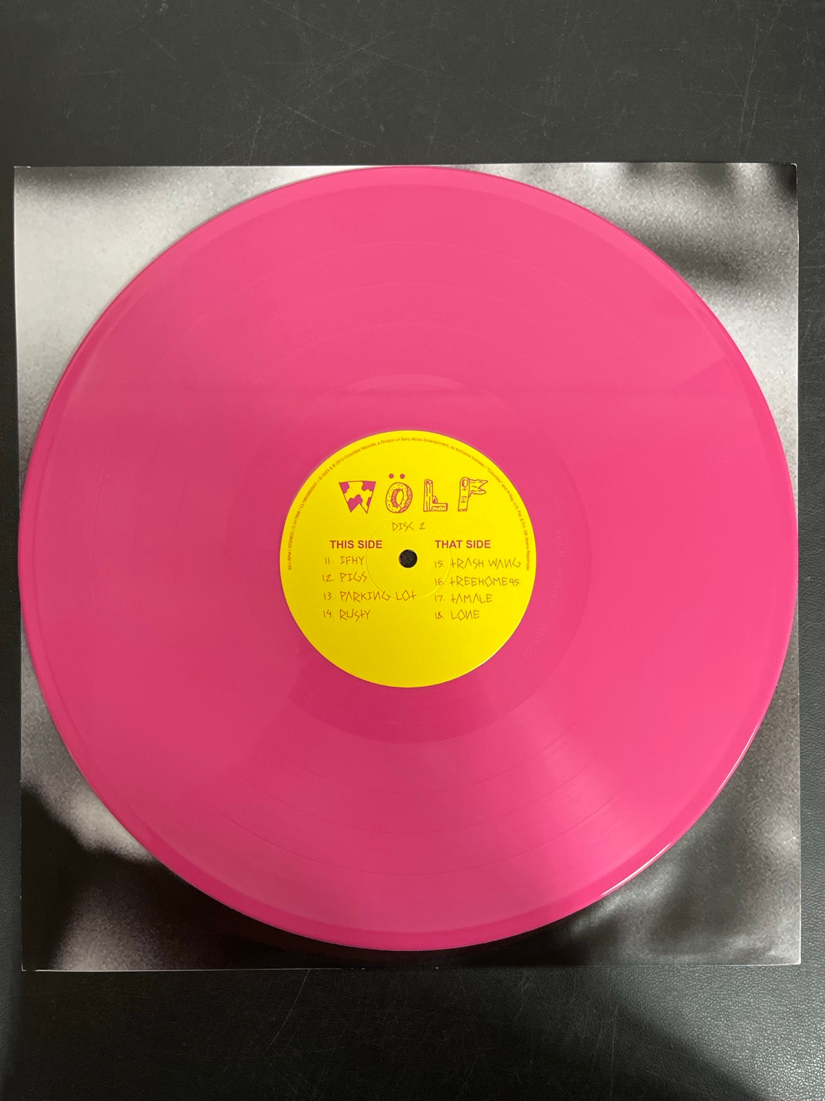 VINYL_2C - Tyler, The Creator - Wolf LE Pink Vinyl USED NOT TESTED