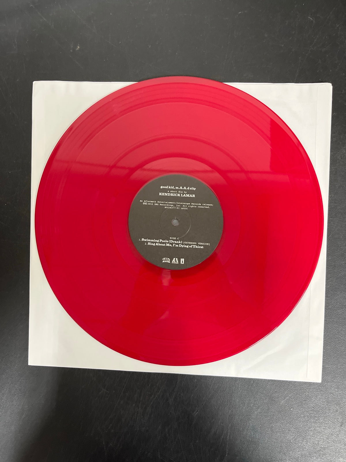 VINYL_2C - Kendrick Lamar - good kid, m.A.A.d city LE Red Vinyl USED NOT TESTED