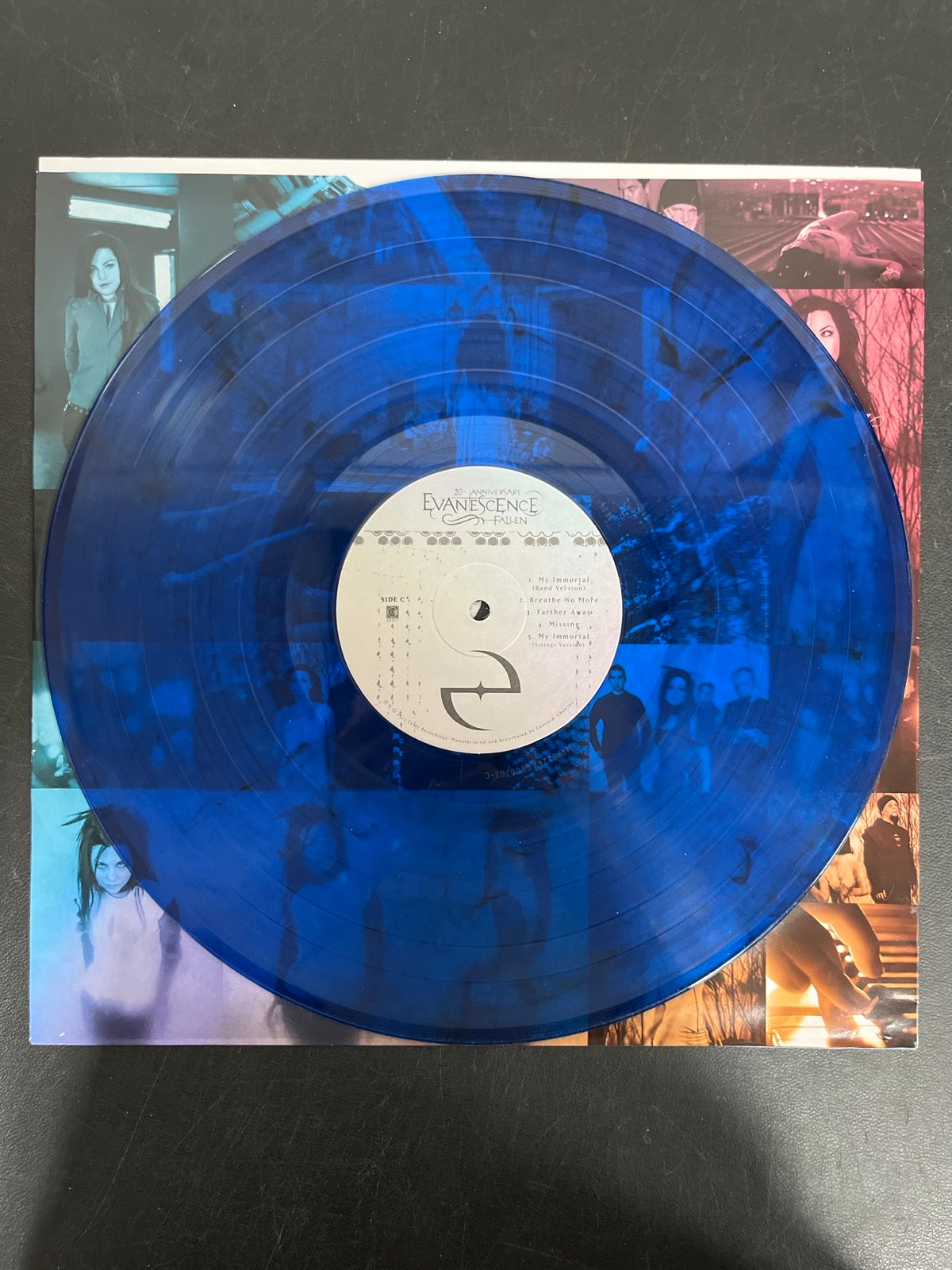 VINYL_2C - Evanescence - Fallen 20th Anniv Ed. Blue Smoke Vinyl USED NOT TESTED