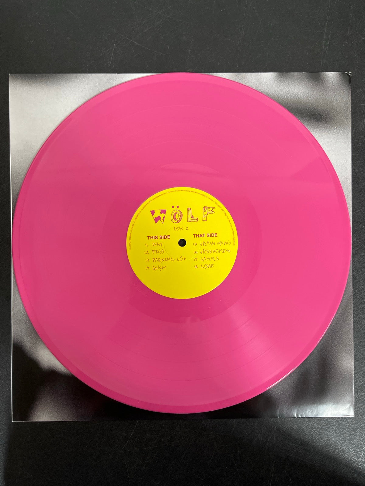 VINYL_2C - Tyler, The Creator - Wolf LE Pink Vinyl USED NOT TESTED