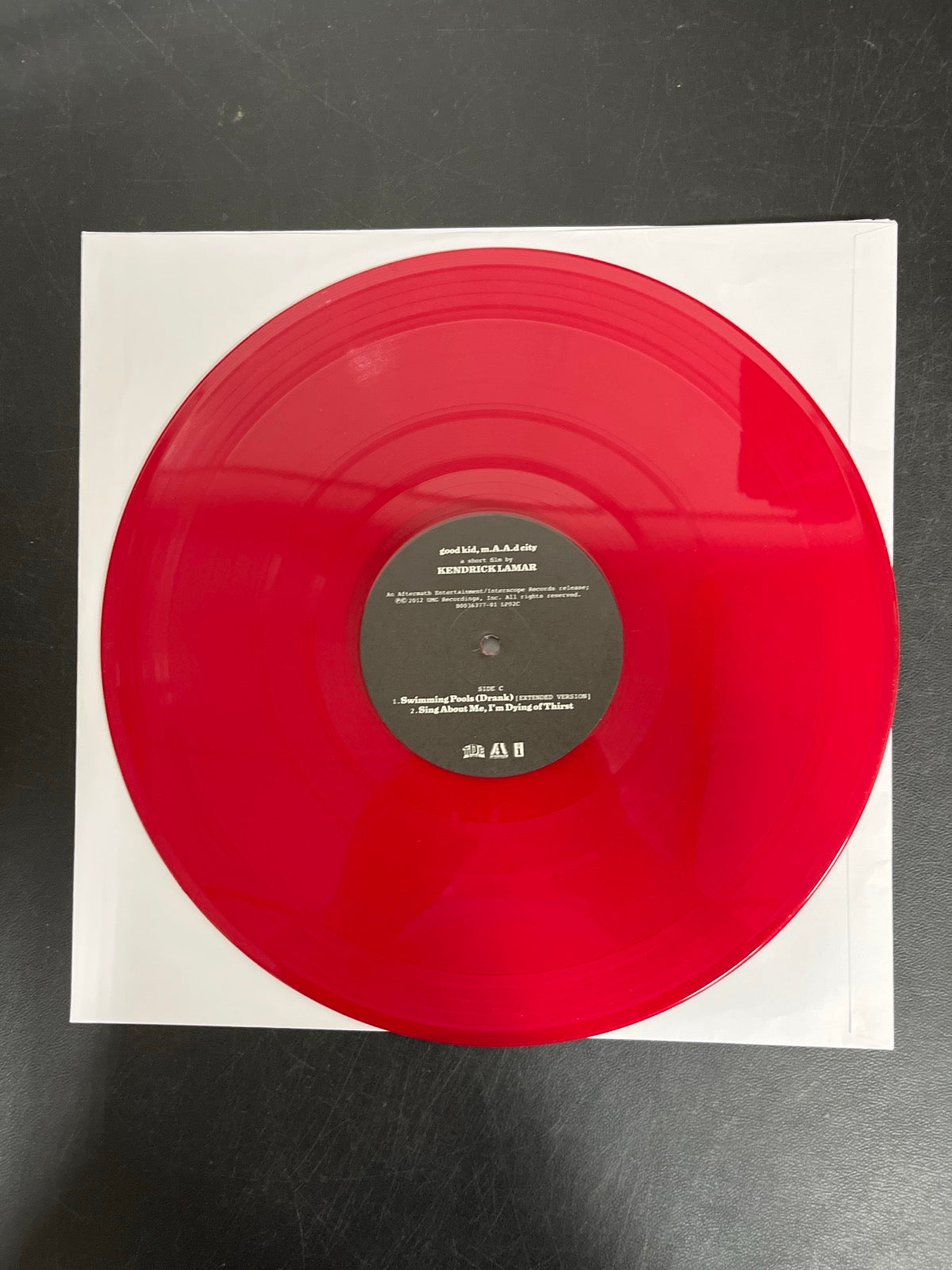 VINYL_2C - Kendrick Lamar - good kid, m.A.A.d city LE Red Vinyl USED NOT TESTED