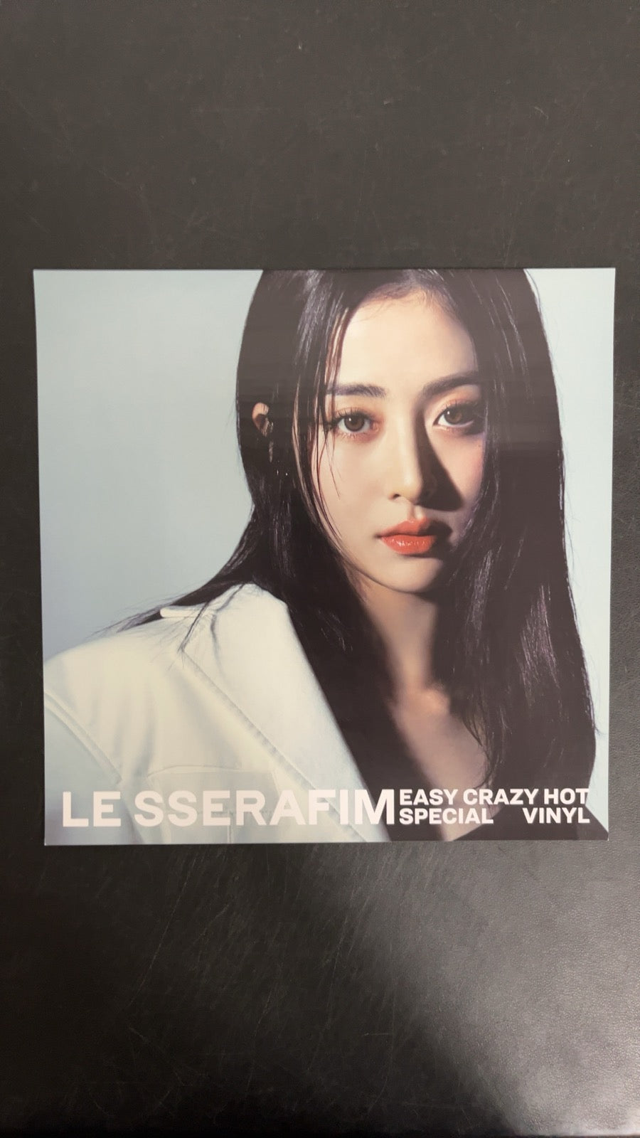 VINYL_2C - Le Sserafim - Easy-Crazy-Hot LE Translucent Vinyl USED NOT TESTED