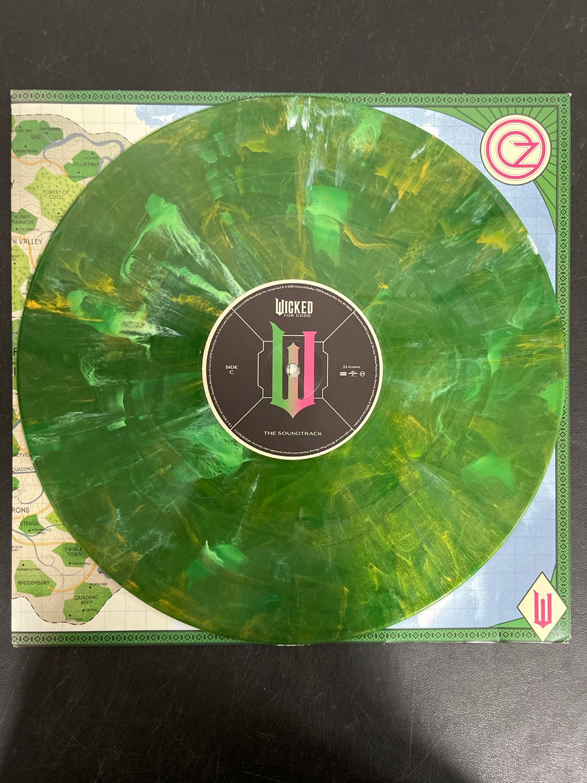 VINYL_2C - Wicked: For Good OST LE Pink / Green Vinyl USED NOT TESTED