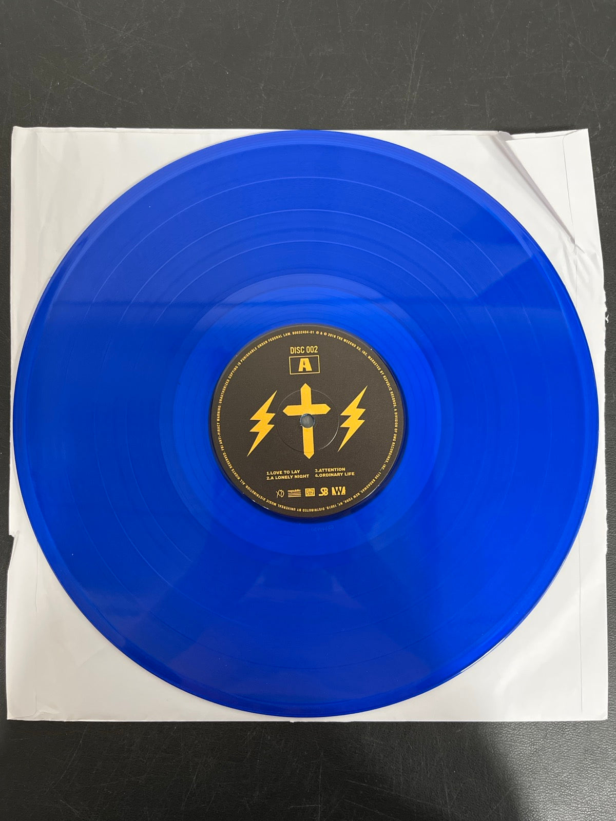 VINYL_2C - The Weeknd - Starboy LE Blue Vinyl USED NOT TESTED