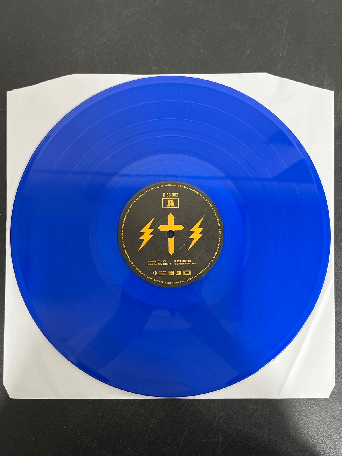 VINYL_2C - The Weeknd - Starboy LE Blue Vinyl USED NOT TESTED