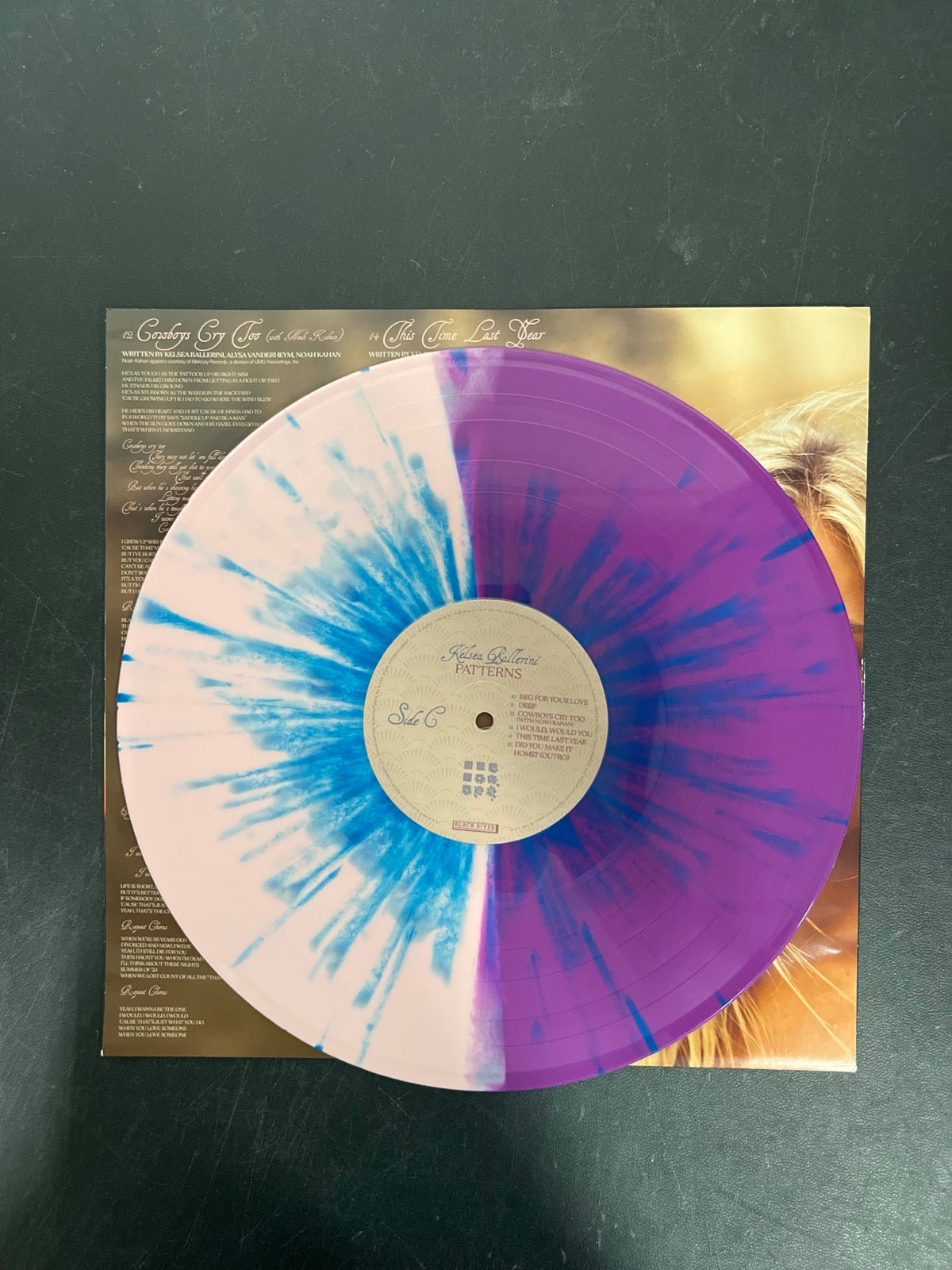 VINYL_2C - Kelsea Ballerini - Patterns LE Uncharted Waters Vinyl USED NOT TESTED