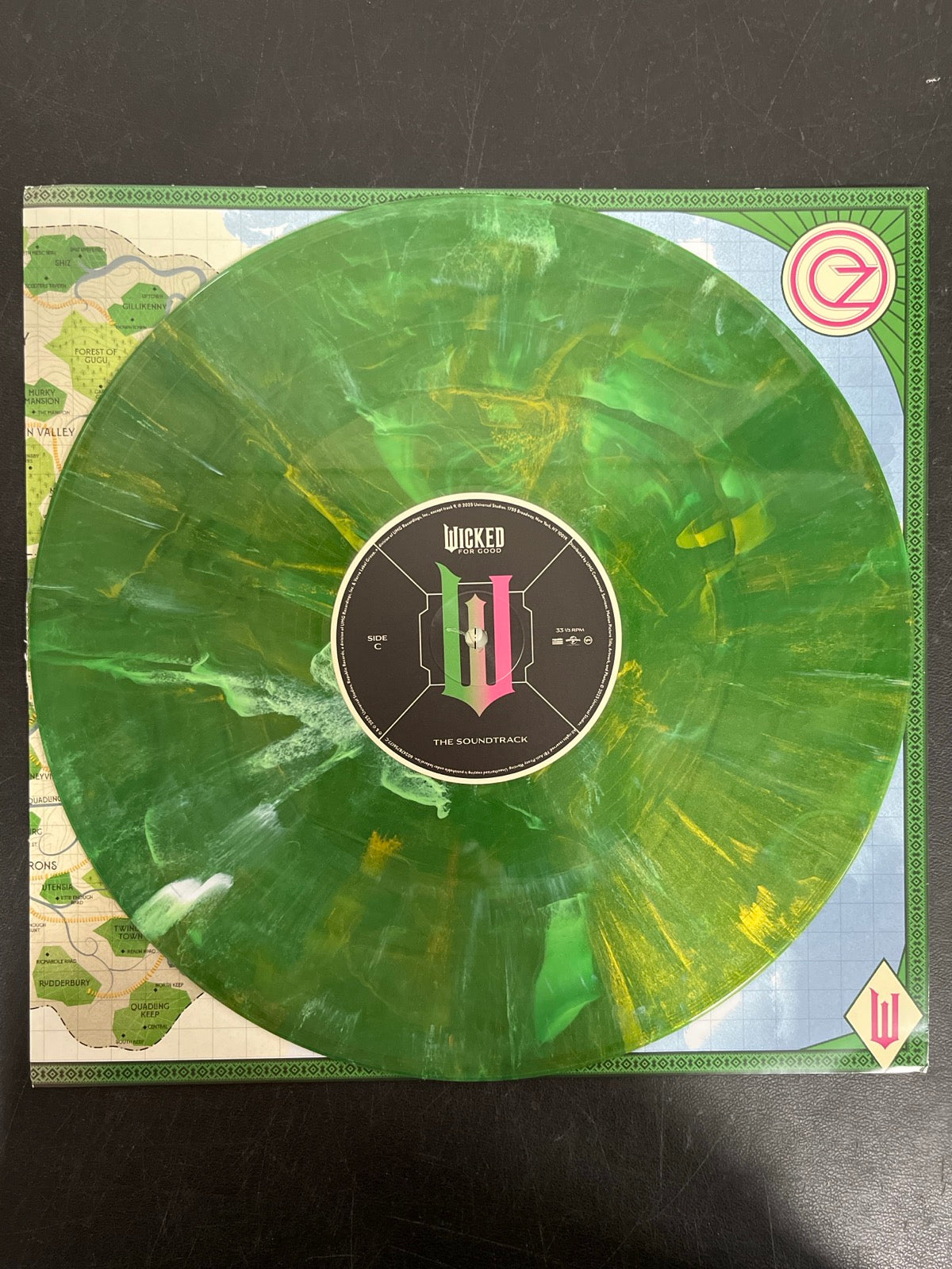 VINYL_2C - Wicked: For Good OST LE Pink / Green Vinyl USED NOT TESTED