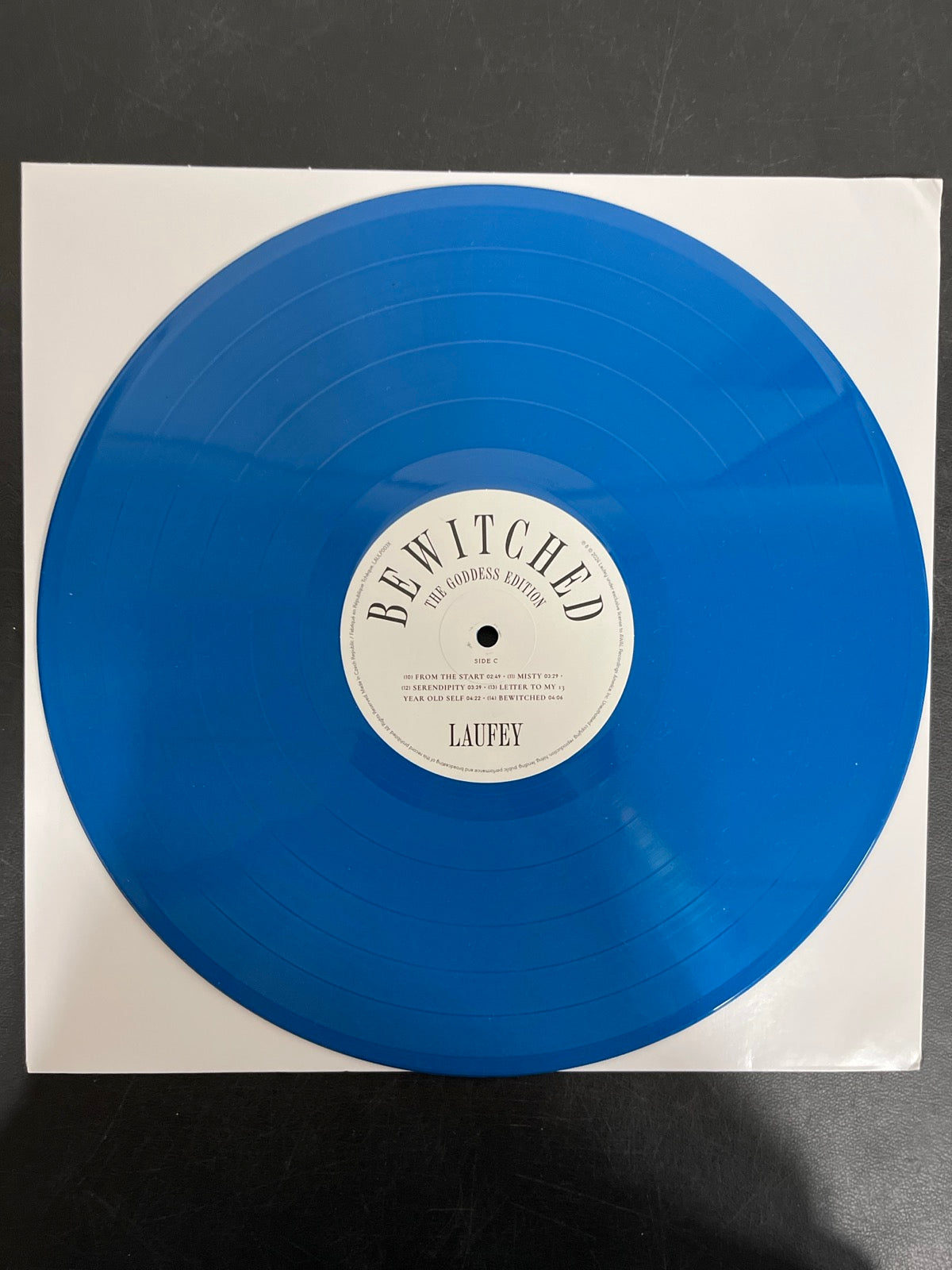 VINYL_2C - Laufey - Bewitched: The Goddess Edition LE Blue Vinyl USED NOT TESTED
