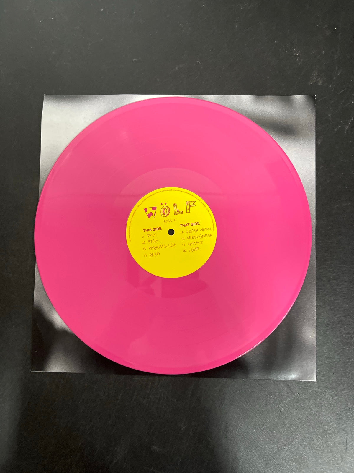 VINYL_2C - Tyler, The Creator - Wolf LE Pink Vinyl USED NOT TESTED