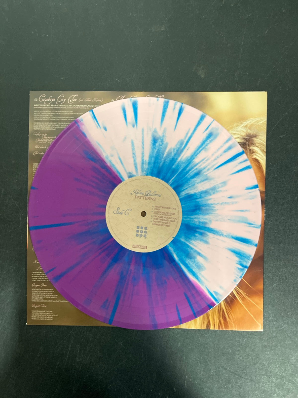 VINYL_2C - Kelsea Ballerini - Patterns LE Uncharted Waters Vinyl USED NOT TESTED