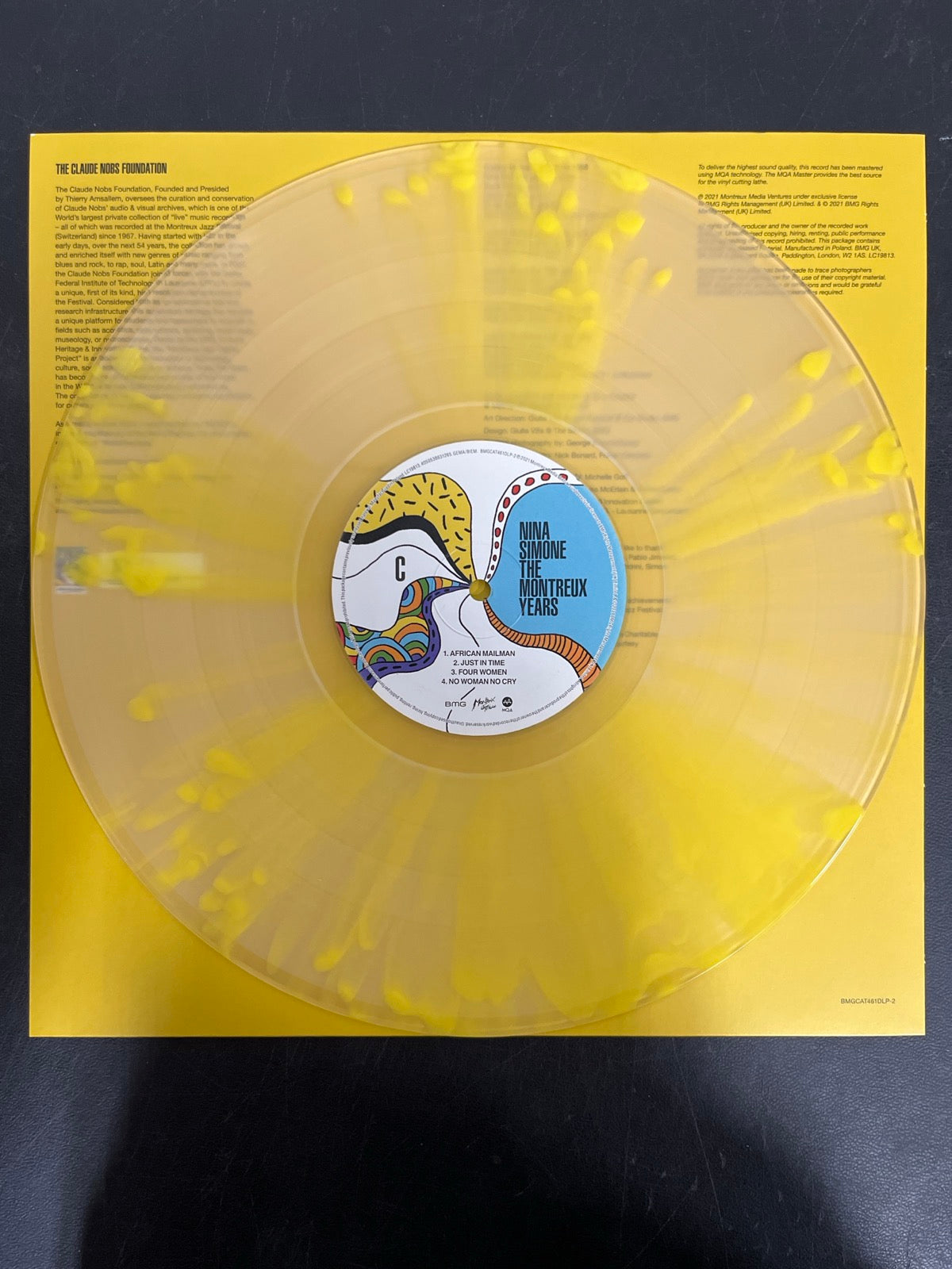 VINYL_2C - Nina Simone - The Montreux Years LE Clear Splatter Vinyl USED NOT TESTED