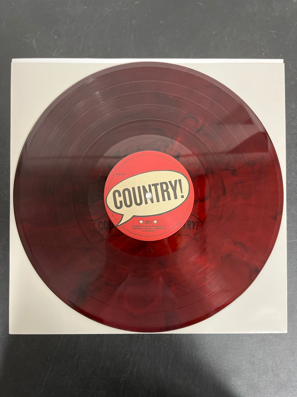 VINYL_2C - Hardy - Country! Country! LE Molton Lava Vinyl USED NOT TESTED