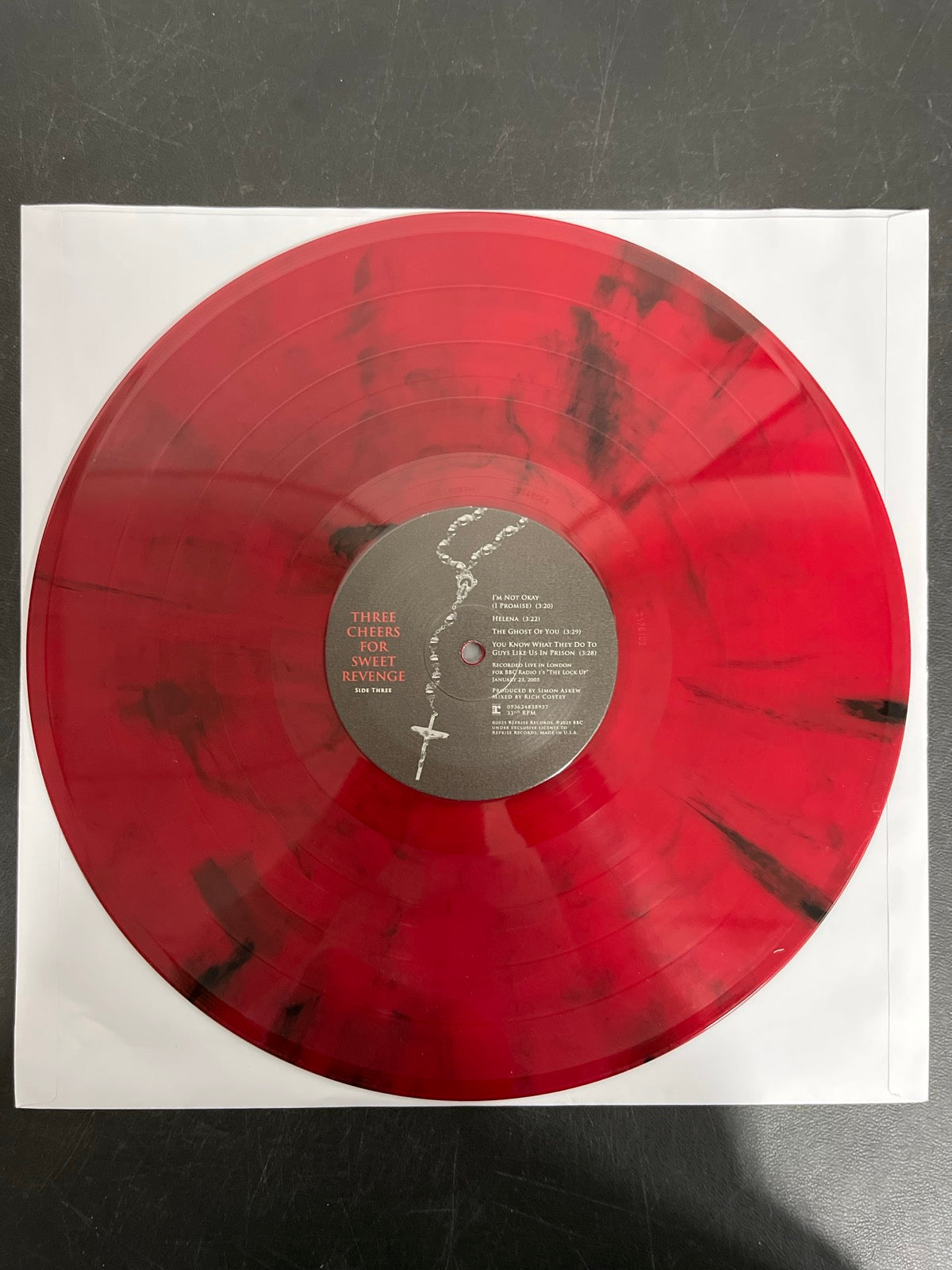 VINYL_2C - My Chemical Romance - Three Cheers ... LE Red / Black Vinyl USED NOT TESTED