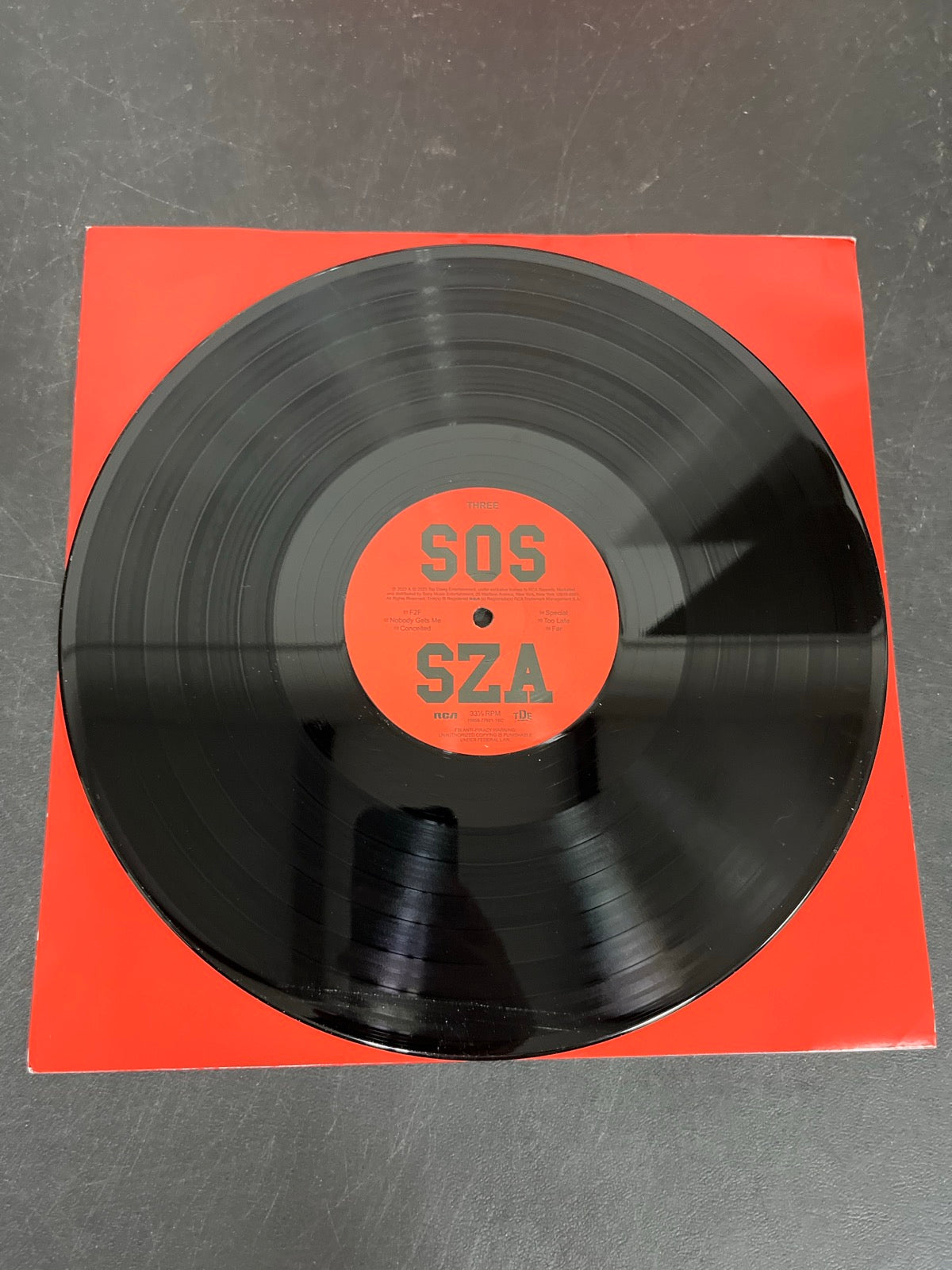 VINYL_2C - SZA - SOS LE Vinyl USED NOT TESTED