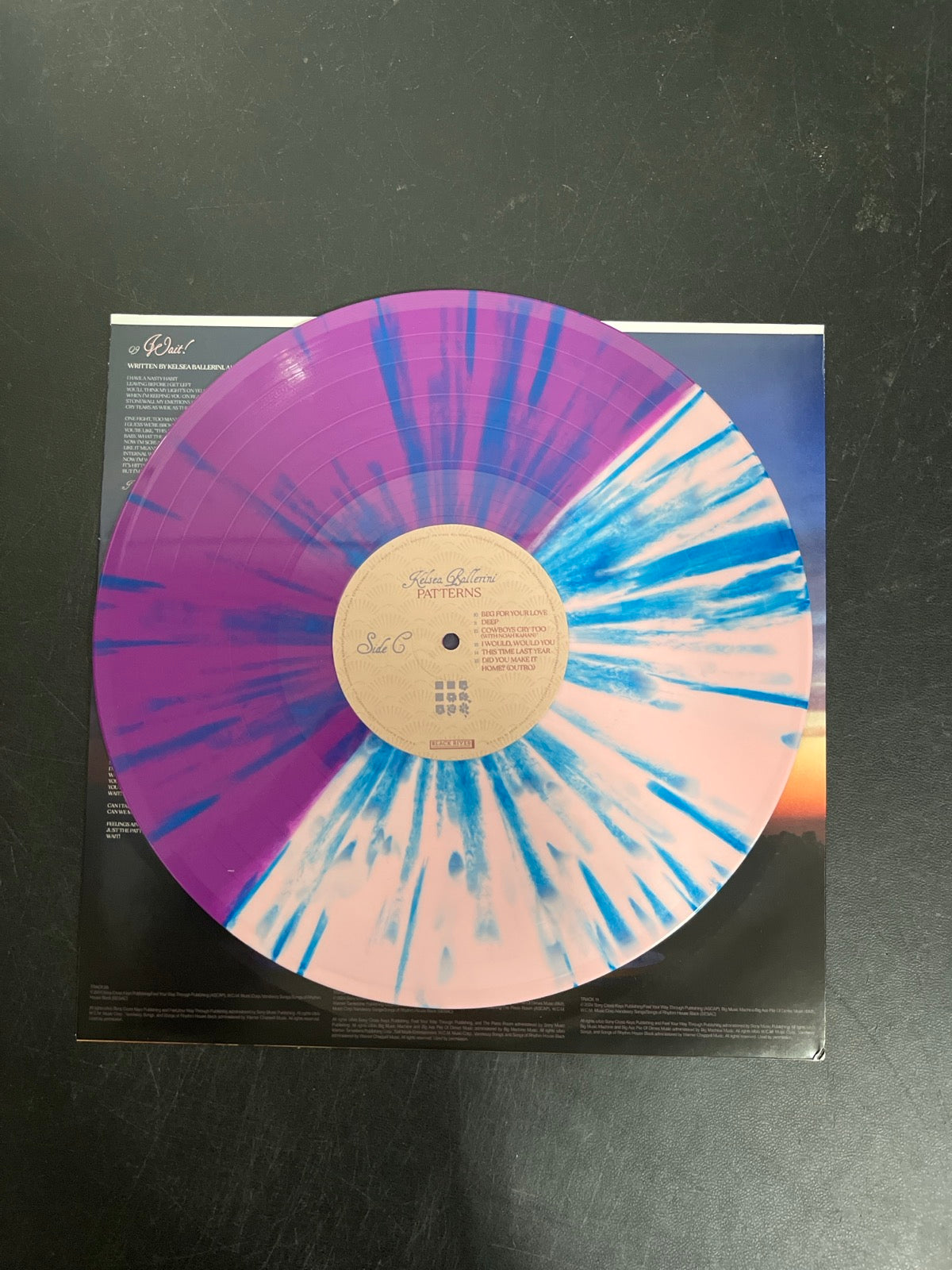 VINYL_2C - Kelsea Ballerini - Patterns LE Uncharted Waters Vinyl USED NOT TESTED