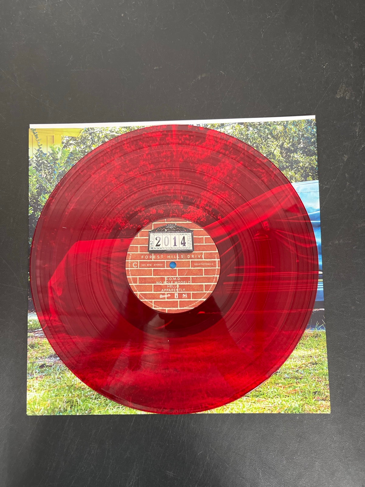 VINYL_2C - J. Cole - 2014 Forest Hills Drive Anniversary Ed. Red Vinyl USED NOT TESTED