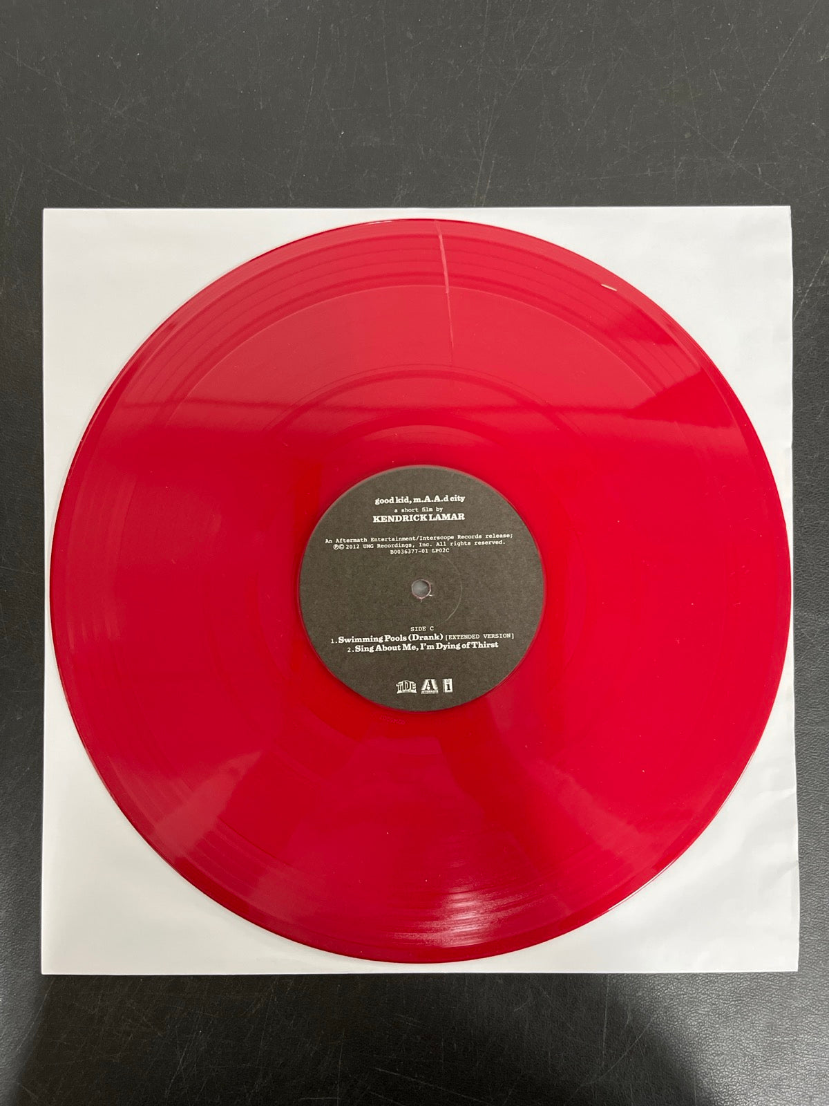 VINYL_2C - Kendrick Lamar - good kid, m.A.A.d city LE Red Vinyl USED NOT TESTED
