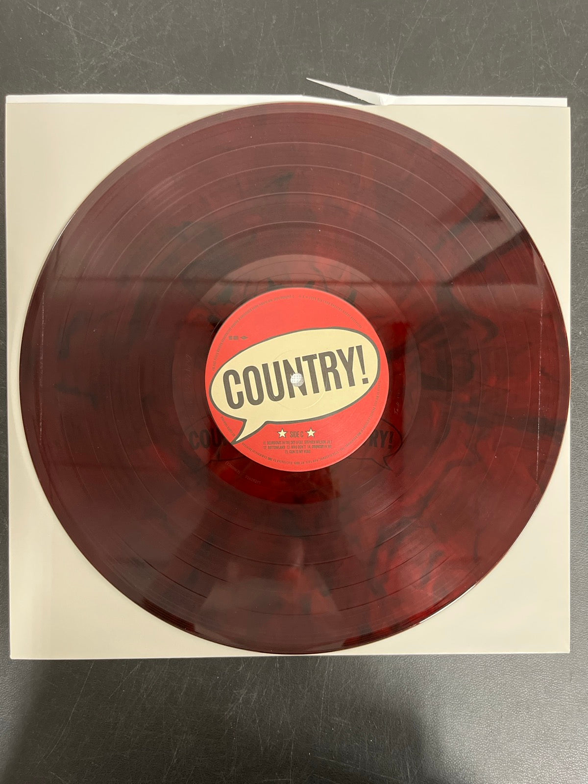 VINYL_2C - Hardy - Country! Country! LE Molton Lava Vinyl USED NOT TESTED