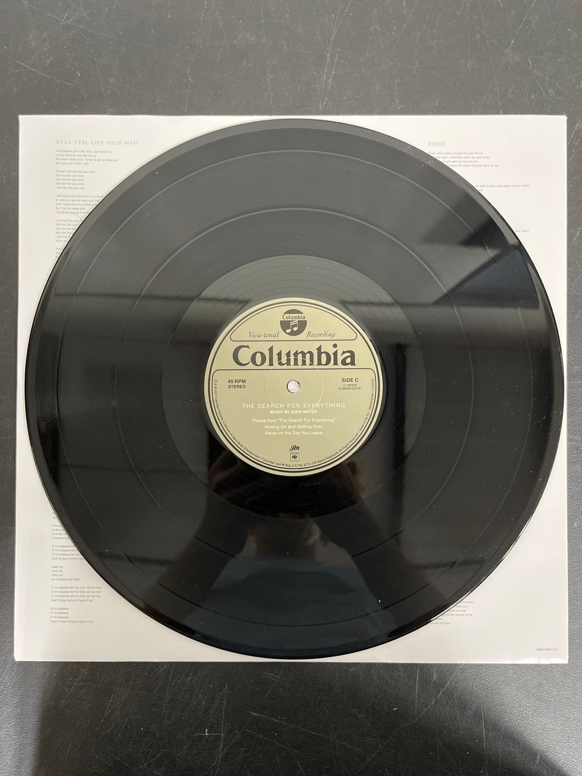 VINYL_2C - John Mayer - The Search for Everything 180gm Vinyl USED NOT TESTED