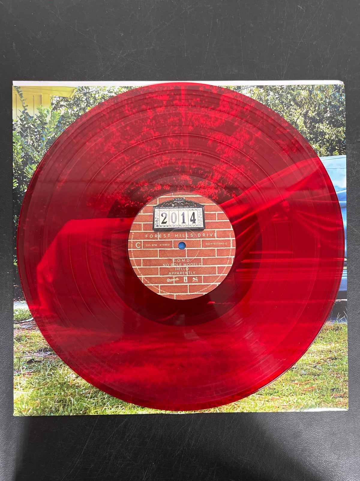VINYL_2C - J. Cole - 2014 Forest Hills Drive Anniversary Ed. Red Vinyl USED NOT TESTED