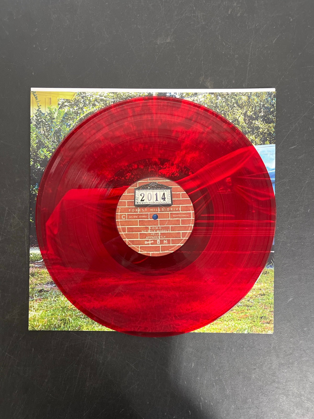 VINYL_2C - J. Cole - 2014 Forest Hills Drive Anniversary Ed. Red Vinyl USED NOT TESTED