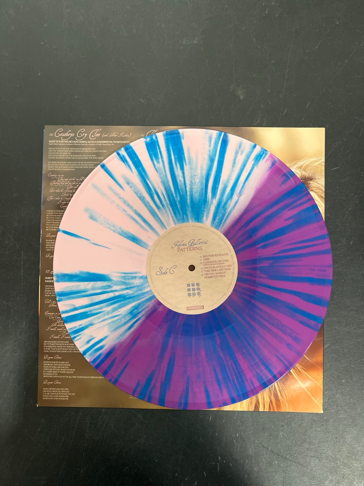 VINYL_2C - Kelsea Ballerini - Patterns LE Uncharted Waters Vinyl USED NOT TESTED