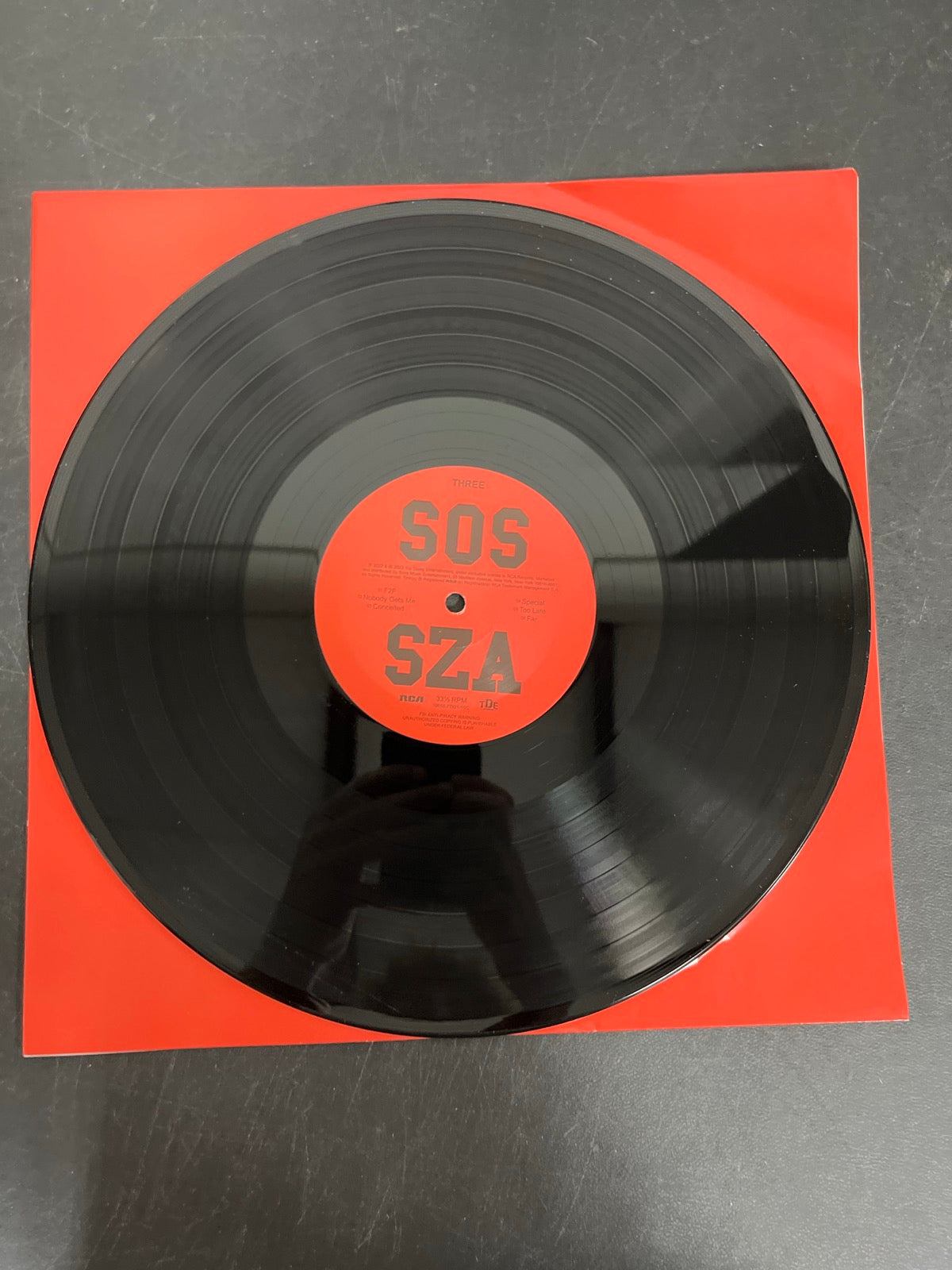 VINYL_2C - SZA - SOS LE Vinyl USED NOT TESTED