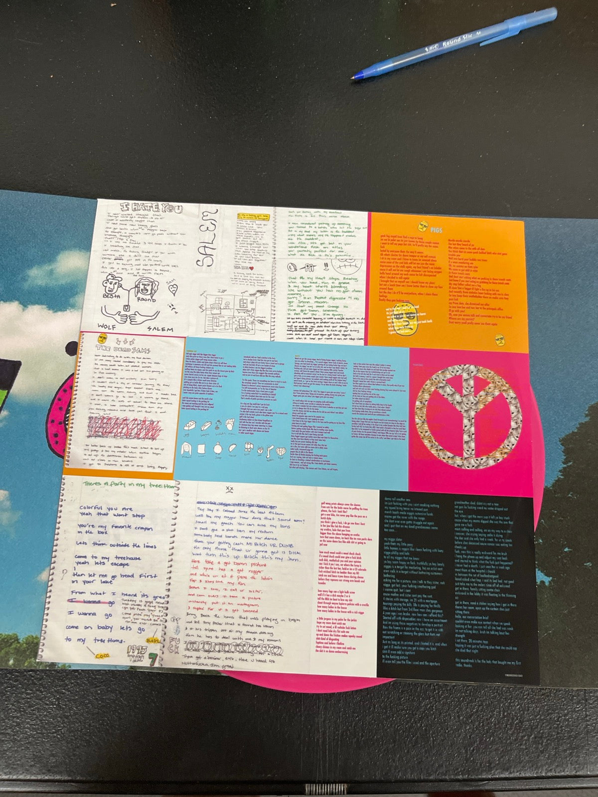 VINYL_2D - Tyler, The Creator - Wolf LE Pink Vinyl USED NOT TESTED