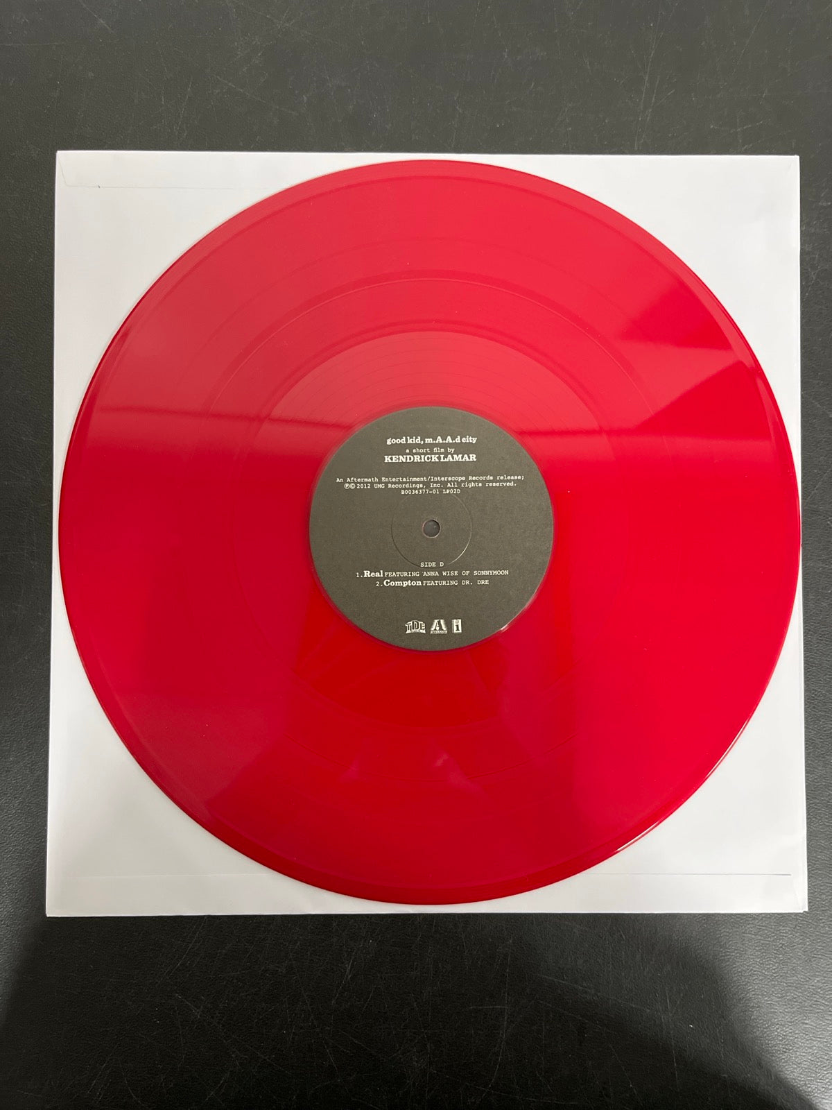 VINYL_2D - Kendrick Lamar - good kid, m.A.A.d city LE Red Vinyl USED NOT TESTED