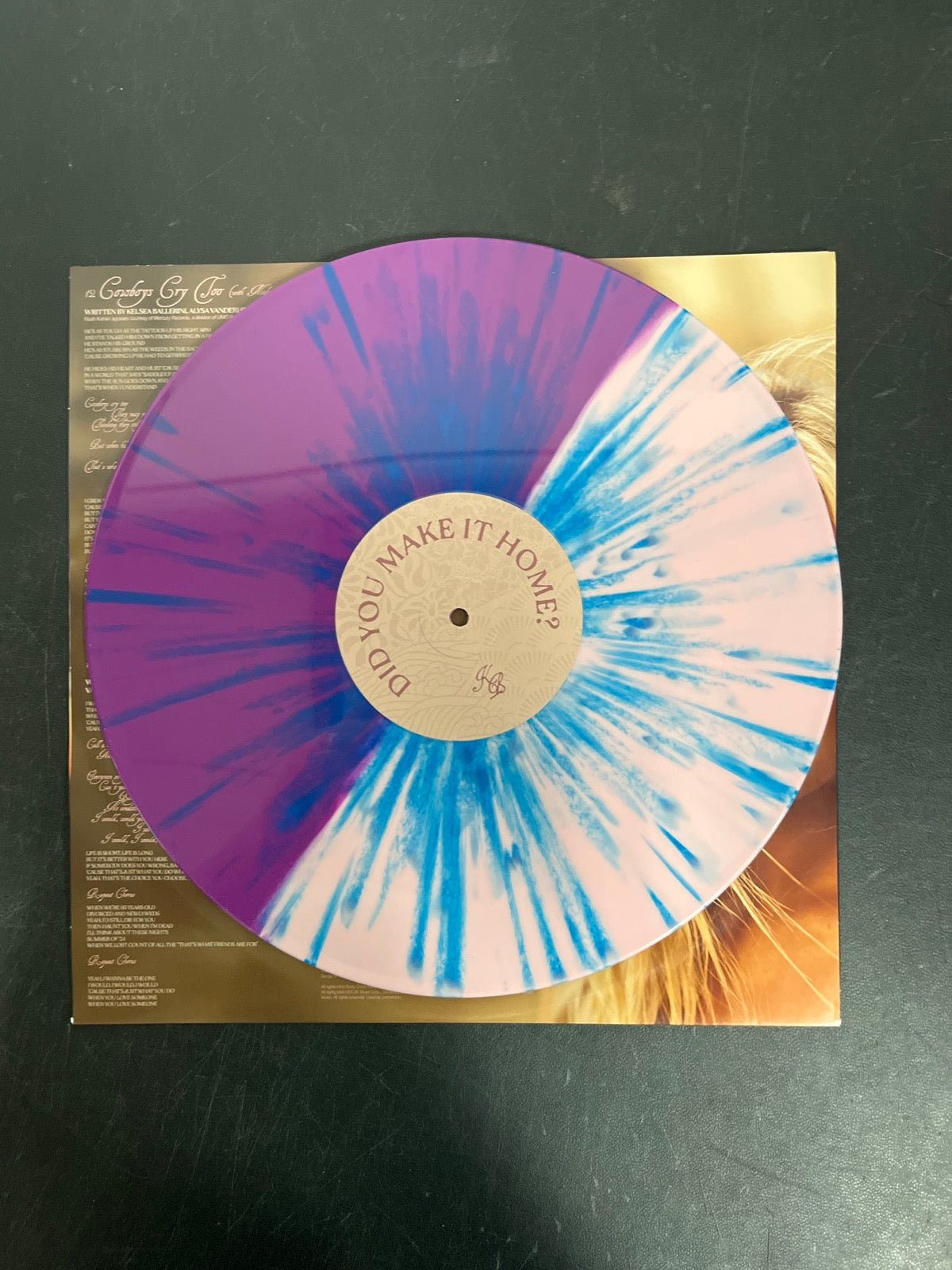 VINYL_2D - Kelsea Ballerini - Patterns LE Uncharted Waters Vinyl USED NOT TESTED