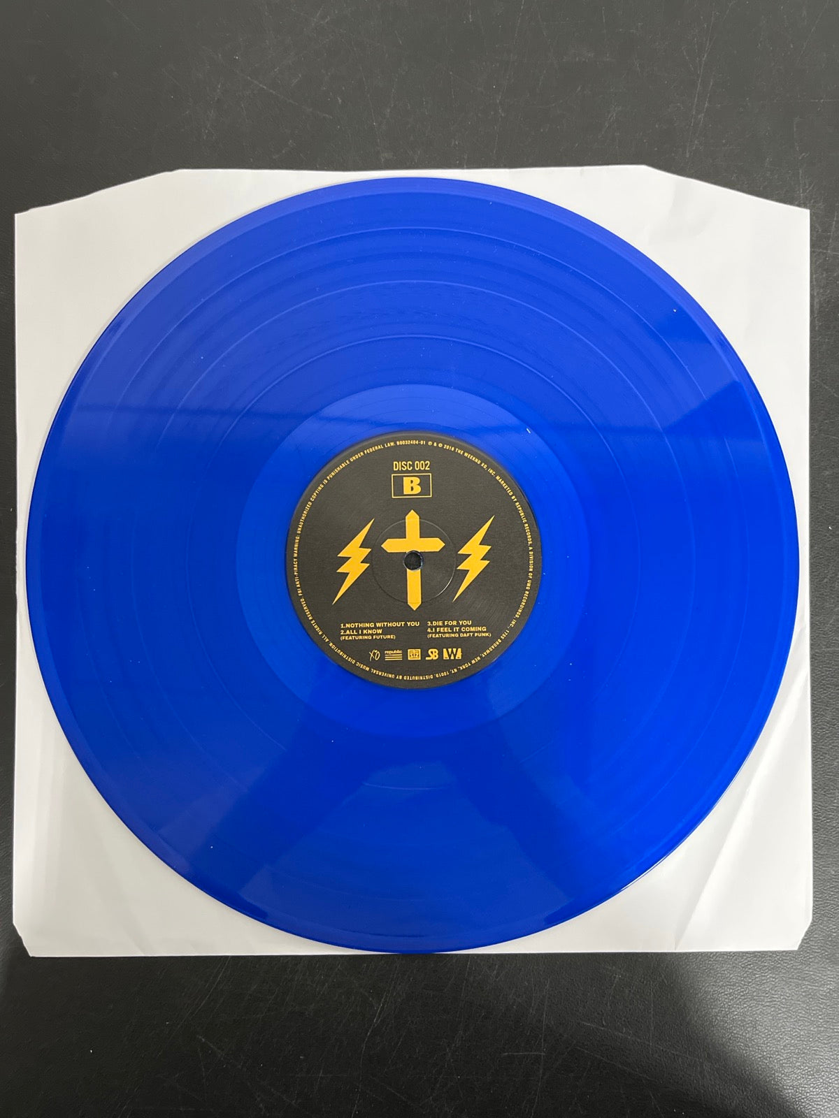 VINYL_2D - The Weeknd - Starboy LE Blue Vinyl USED NOT TESTED