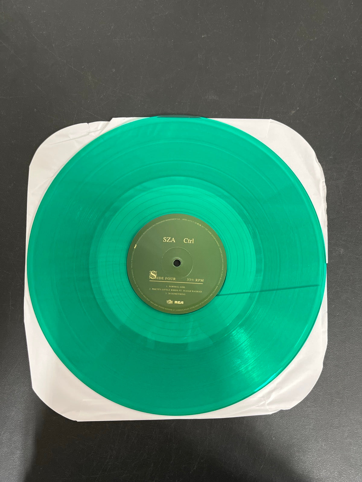 VINYL_2D - SZA - Ctrl LE Translucent Green Vinyl USED NOT TESTED