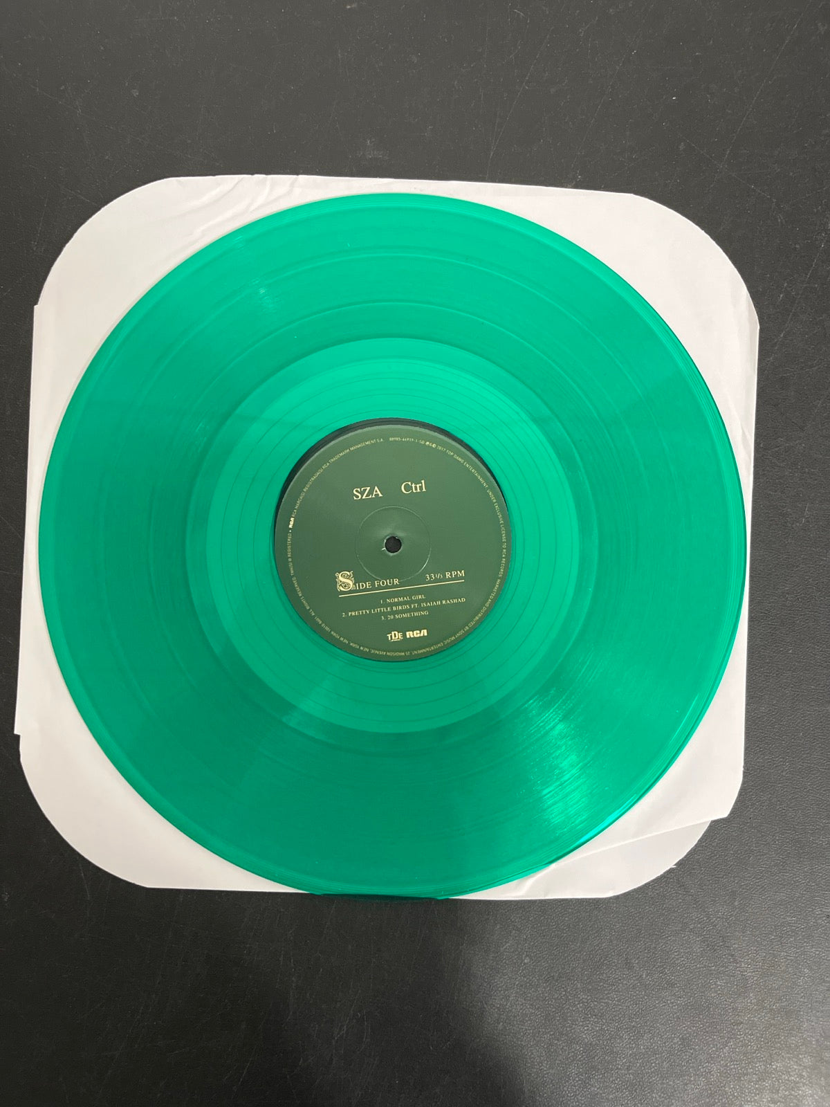 VINYL_2D - SZA - Ctrl LE Translucent Green Vinyl USED NOT TESTED