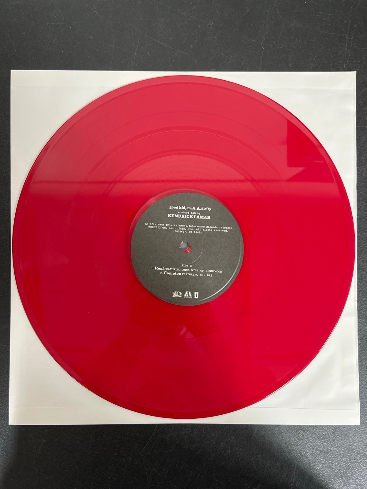 VINYL_2D - Kendrick Lamar - good kid, m.A.A.d city LE Red Vinyl USED NOT TESTED