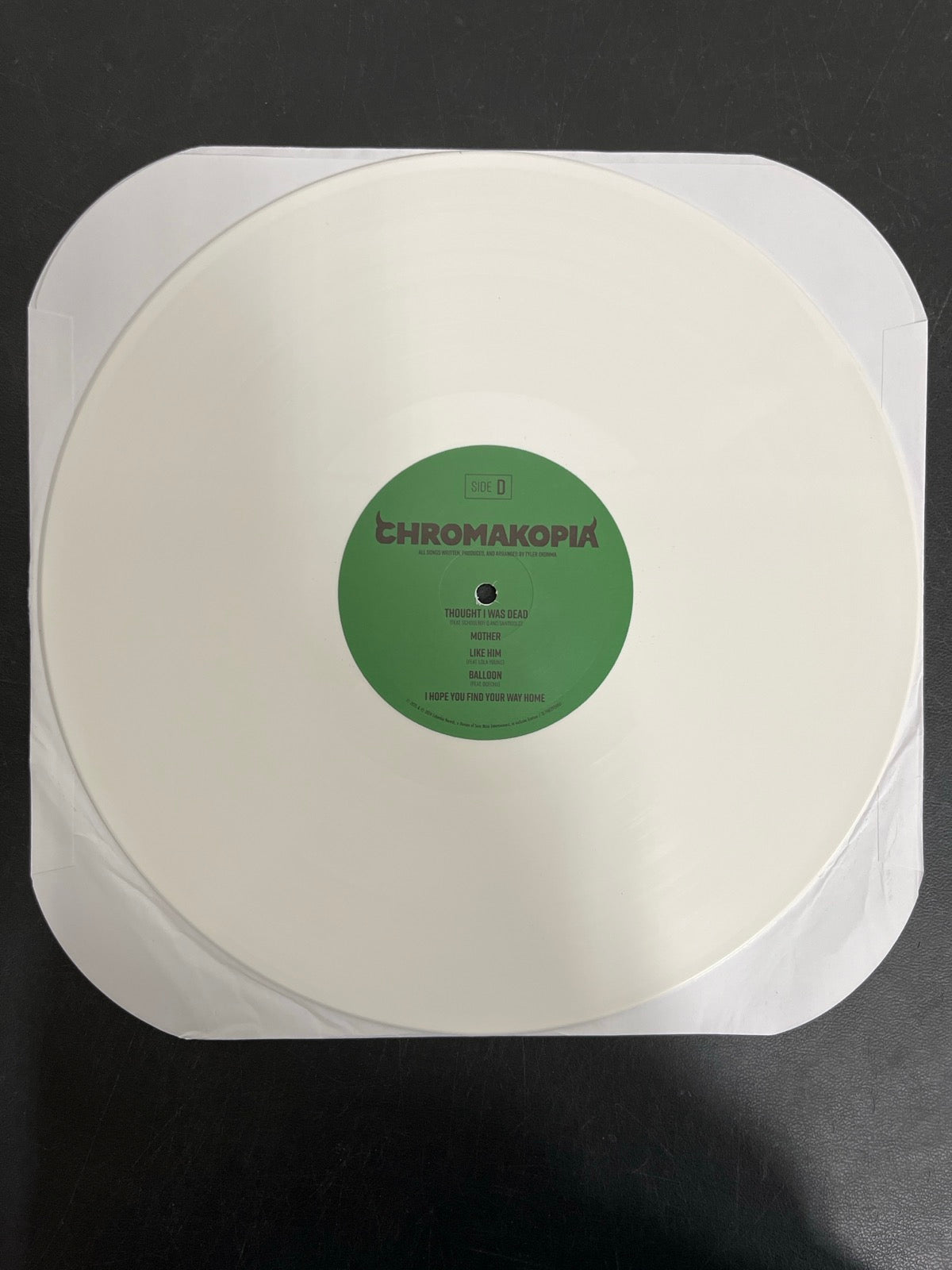 VINYL_2D - Tyler, the Creator - Chromakopia 180gm Deluxe Opaque White Vinyl USED NOT TESTED