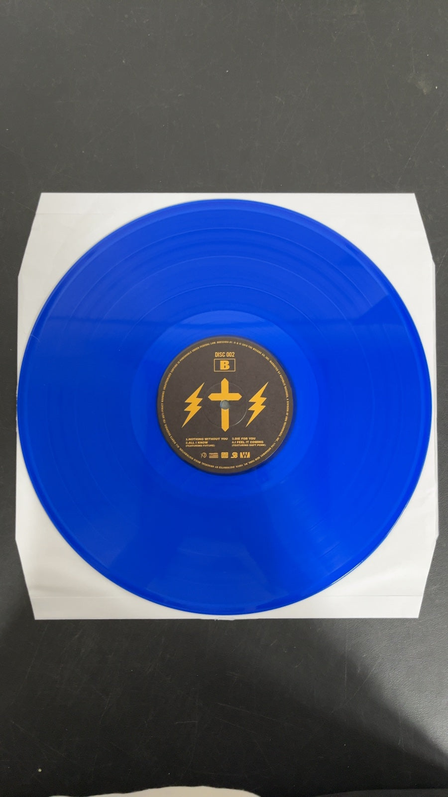 VINYL_2D - The Weeknd - Starboy LE Blue Vinyl USED NOT TESTED