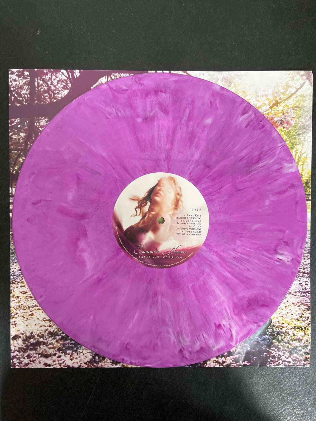 VINYL_2D - Taylor Swift - Speak Now Taylor's Version LE Lilac Marble Vinyl USED NOT TESTED