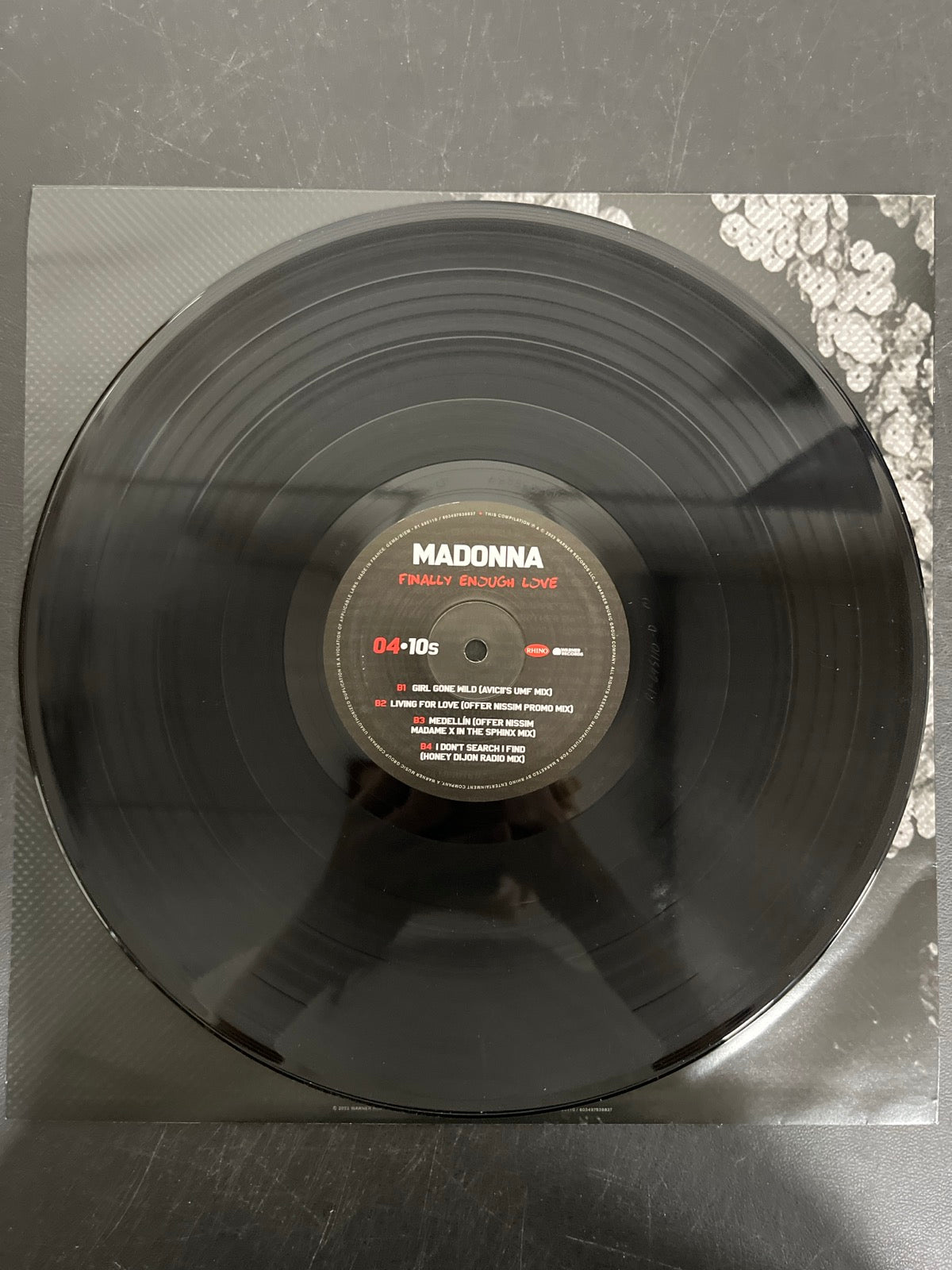 VINYL_2D - Madonna - Finally Enough Love Black Vinyl USED NOT TESTED