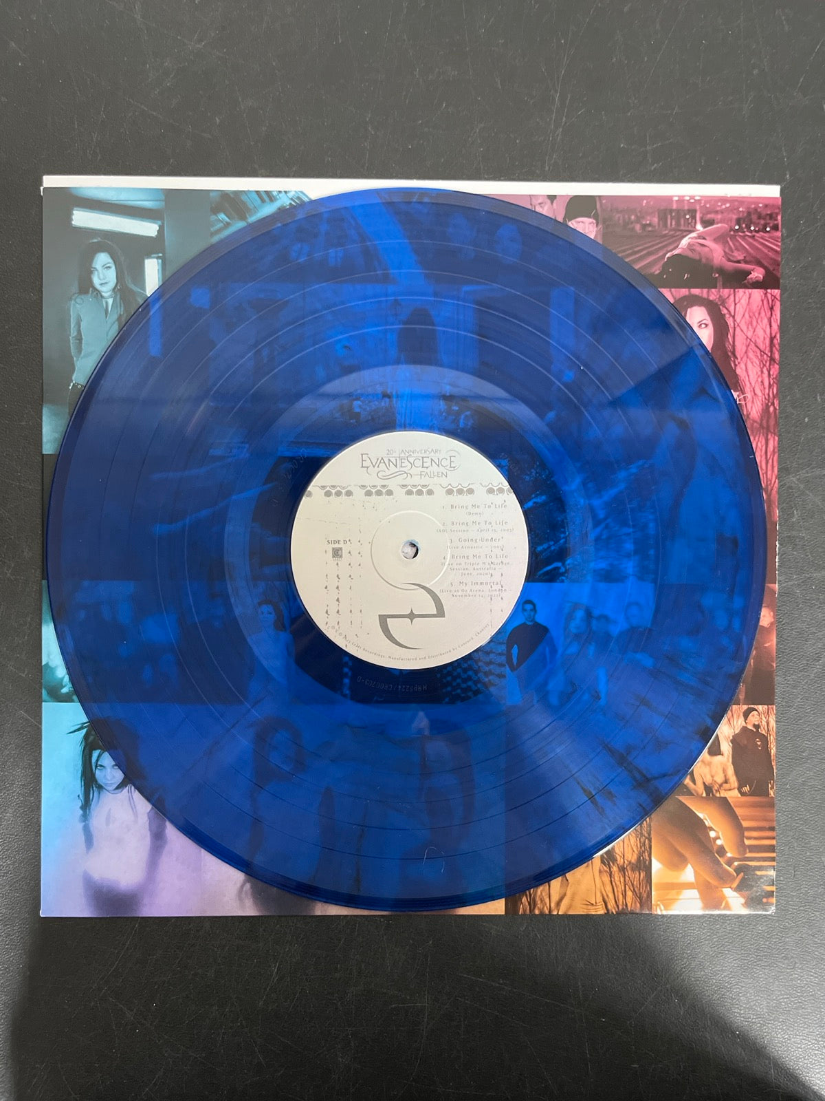 VINYL_2D - Evanescence - Fallen 20th Anniv Ed. Blue Smoke Vinyl USED NOT TESTED